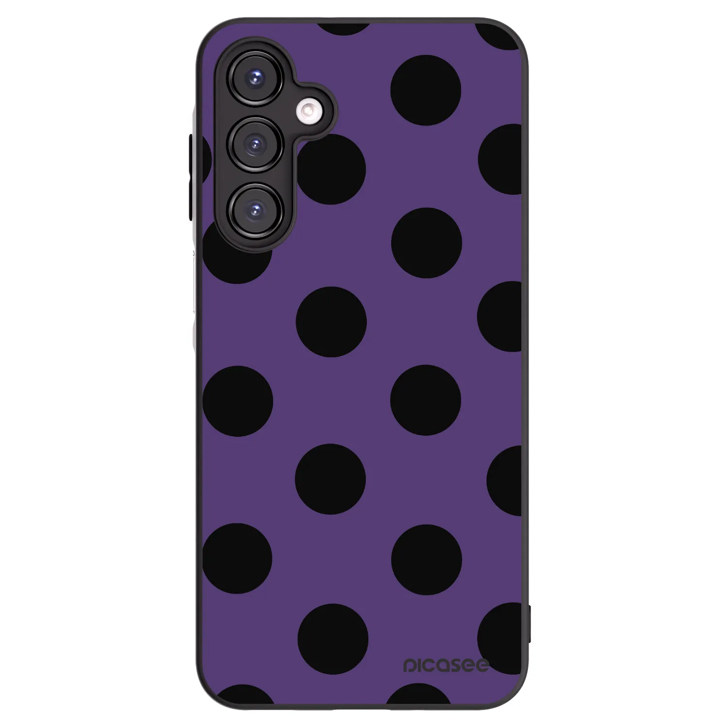 Picasee crna silikonska maskica za Samsung Galaxy A16 4G - Big flickers 2