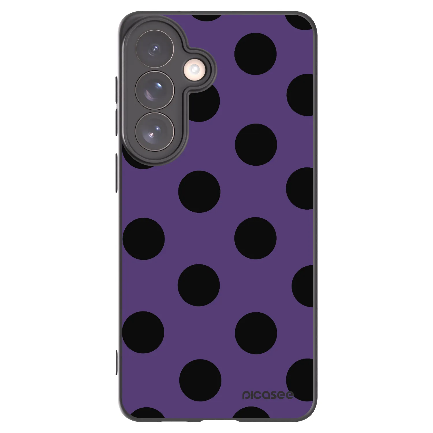 Picasee crna silikonska maskica za Samsung Galaxy S26+ - Big flickers 2