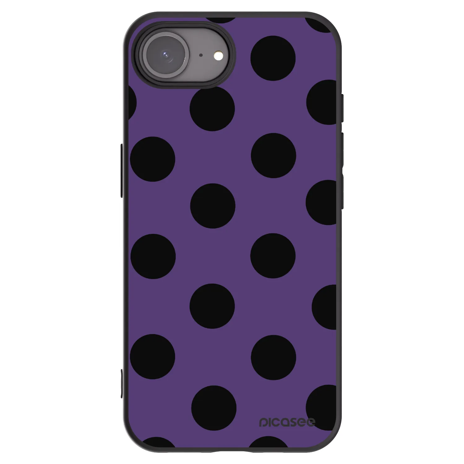 Picasee crna silikonska maskica za Apple iPhone 17e - Big flickers 2