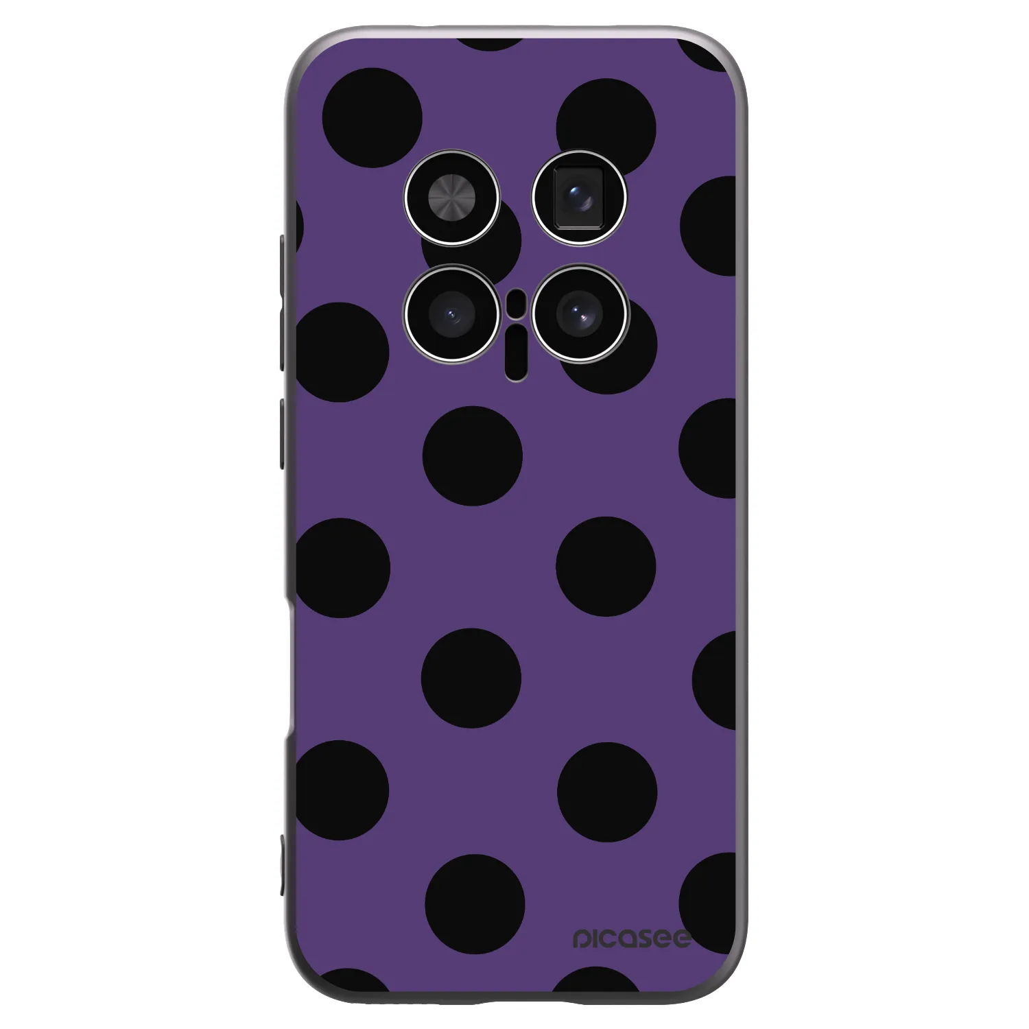 Picasee crna silikonska maskica za Honor Magic8 Pro 5G - Big flickers 2