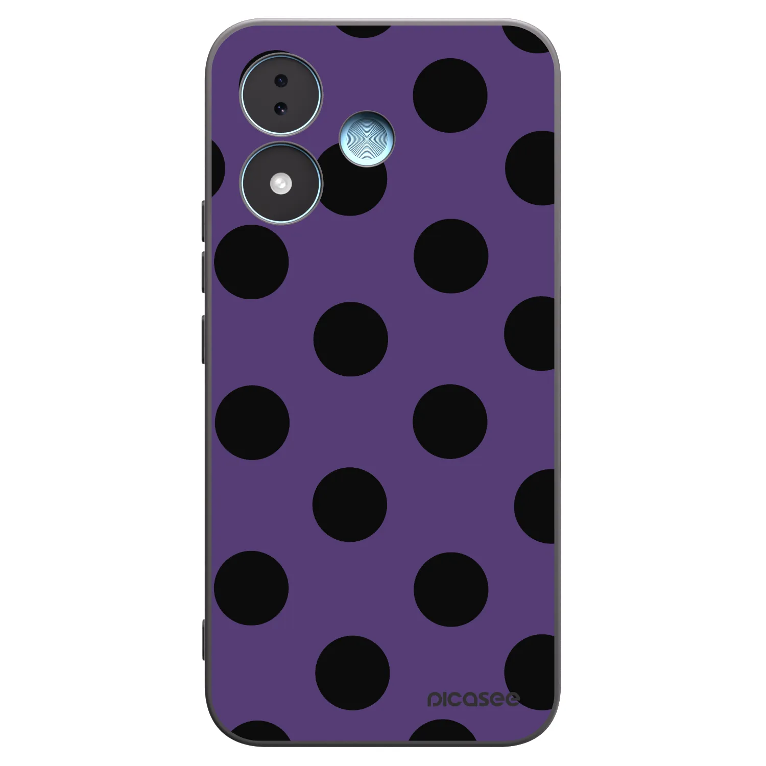 Picasee crna silikonska maskica za Xiaomi Redmi Note 17 5G - Big flickers 2