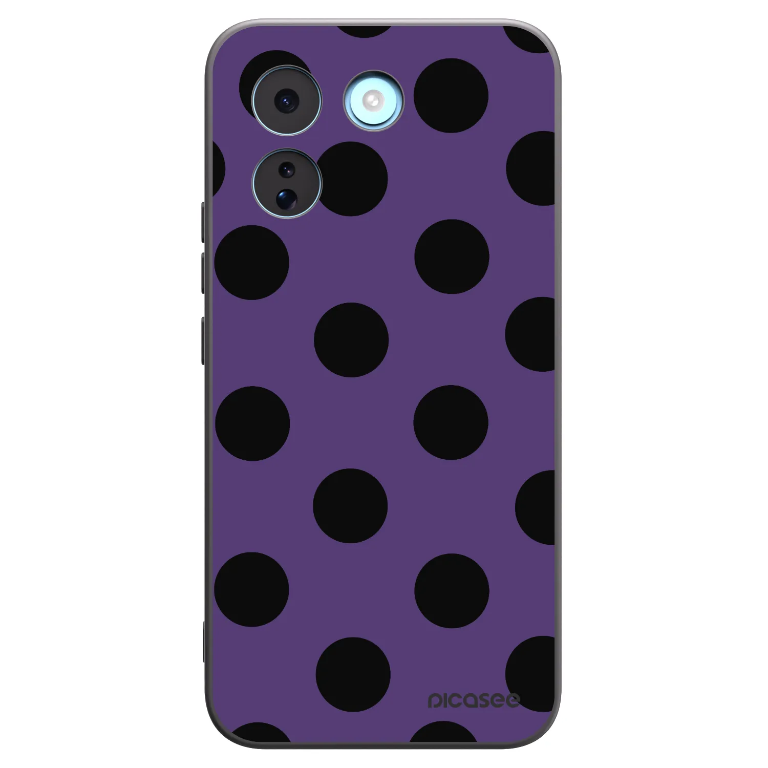Picasee crna silikonska maskica za Xiaomi Redmi Note 17 Pro MAX 5G - Big flickers 2
