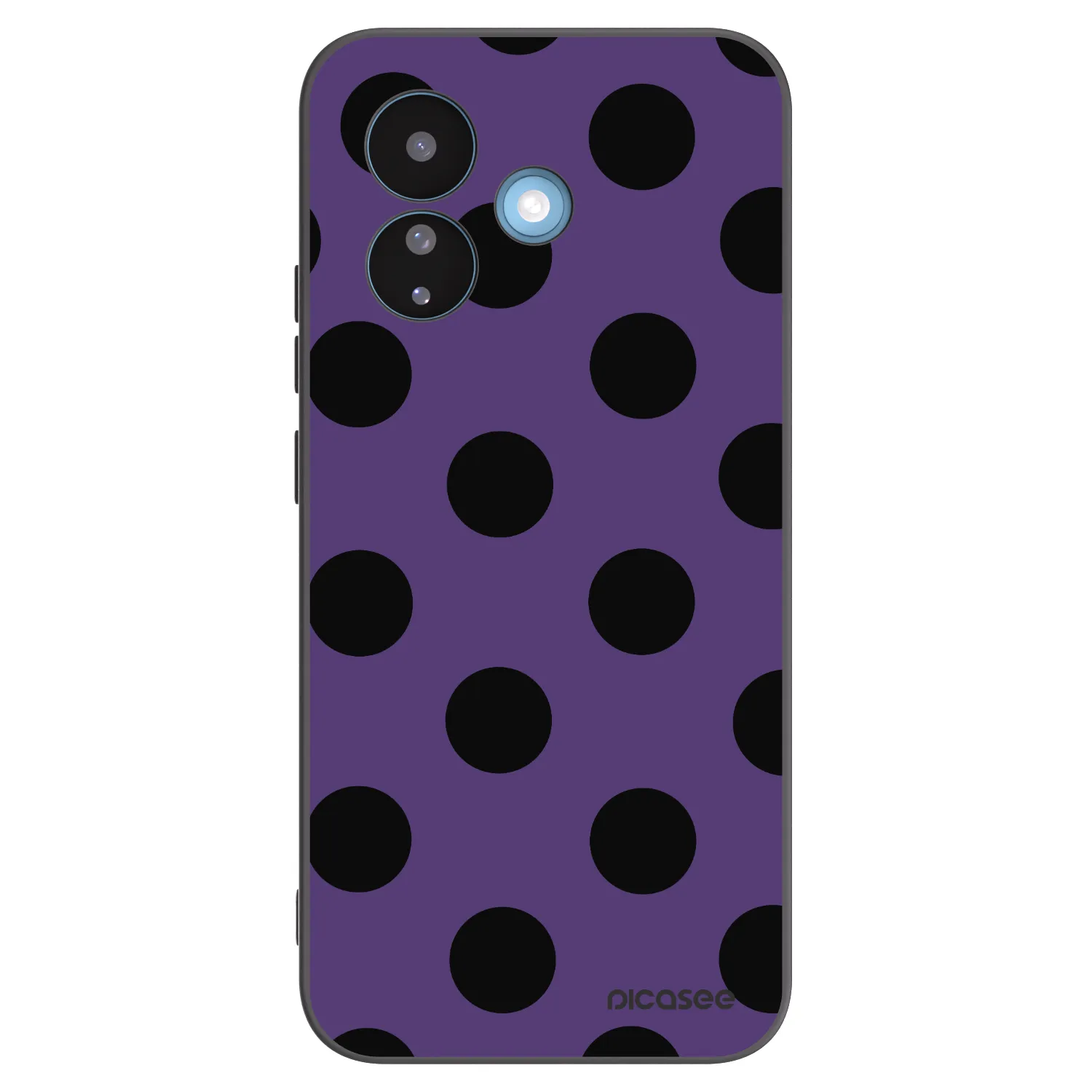 Picasee crna silikonska maskica za Xiaomi Redmi Note 17 Pro 5G - Big flickers 2