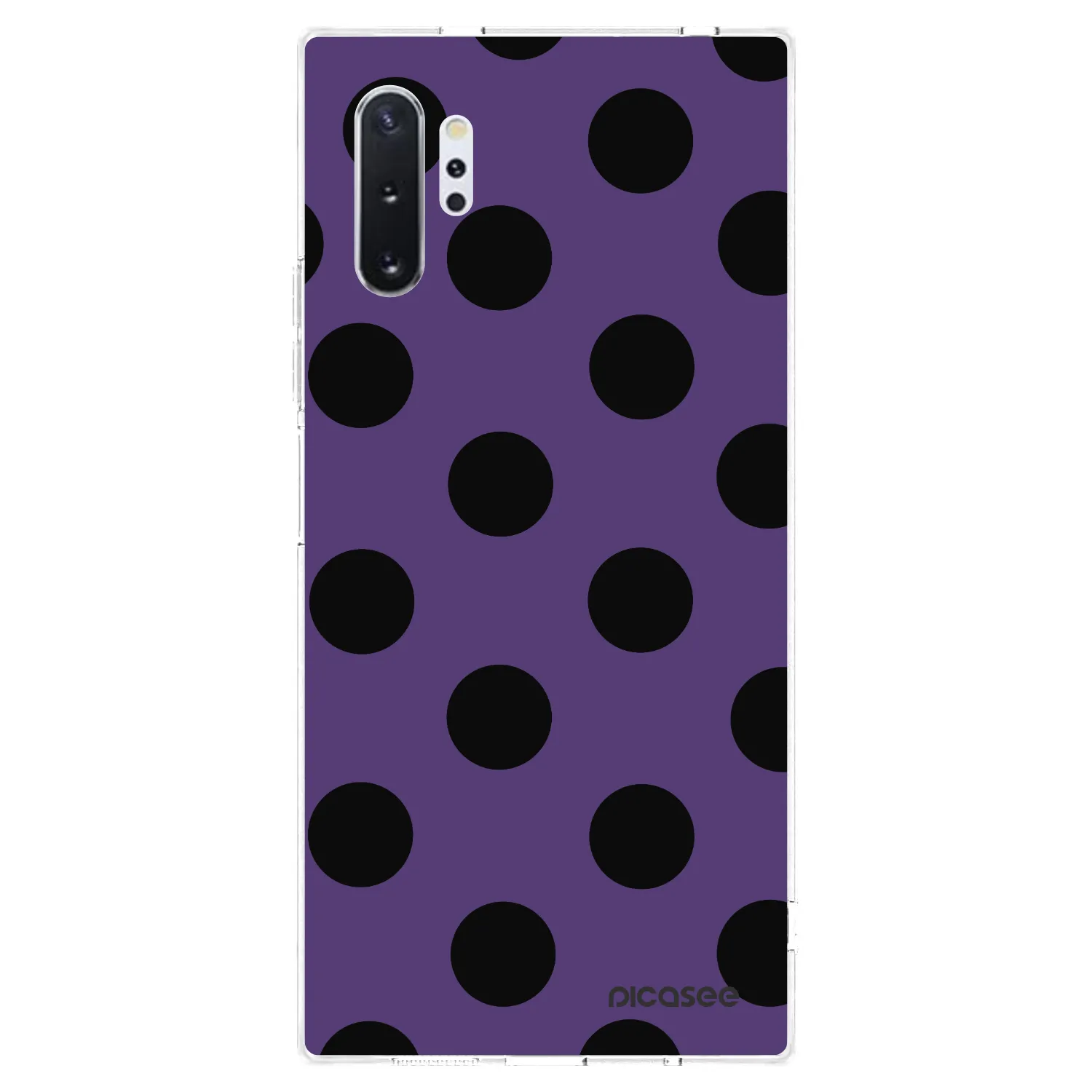 Picasee silikonska prozirna maskica za Samsung Galaxy Note 10+ N975F - Big flickers 2