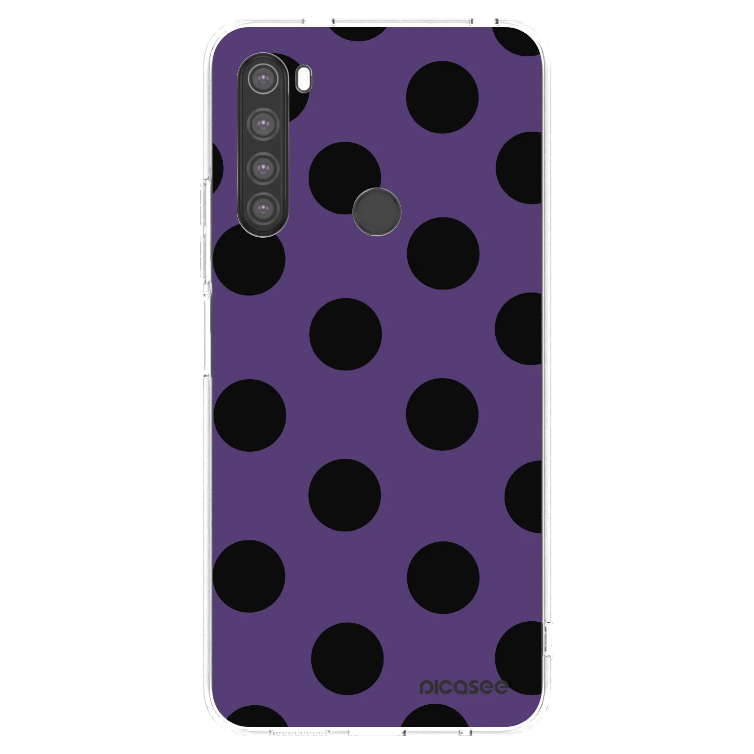 Picasee silikonska prozirna maskica za Xiaomi Redmi Note 8 - Big flickers 2