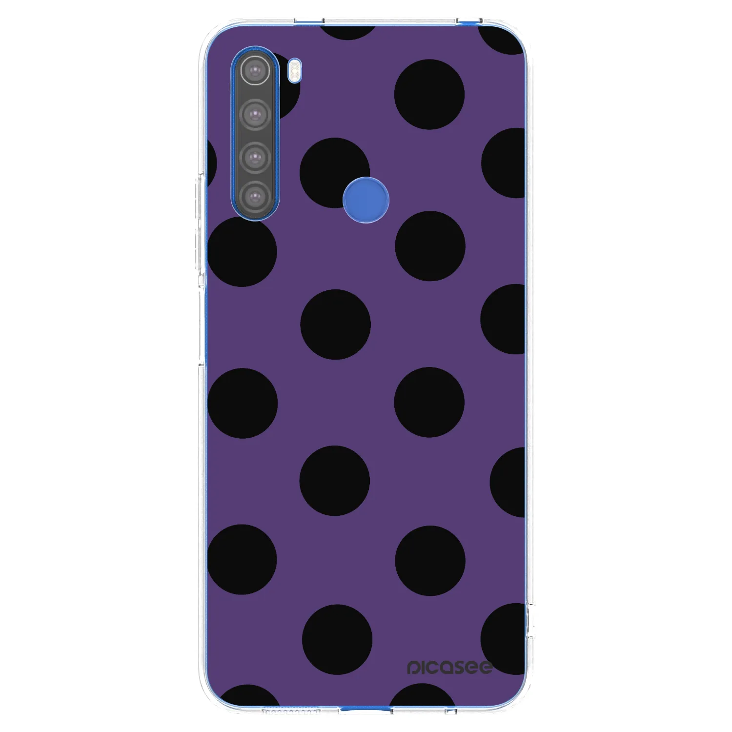 Picasee silikonska prozirna maskica za Xiaomi Redmi Note 8T - Big flickers 2