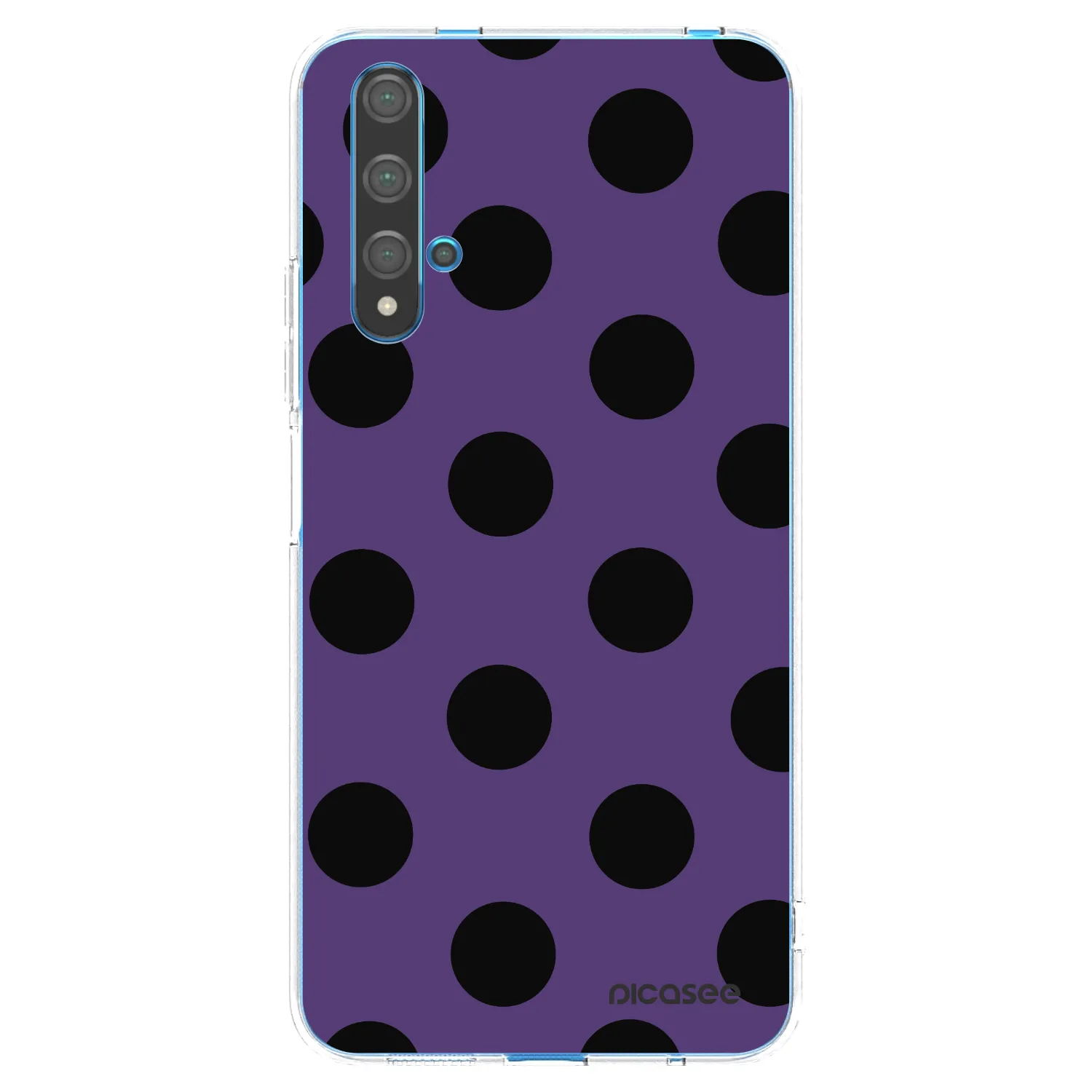 Picasee silikonska prozirna maskica za Huawei Nova 5T - Big flickers 2