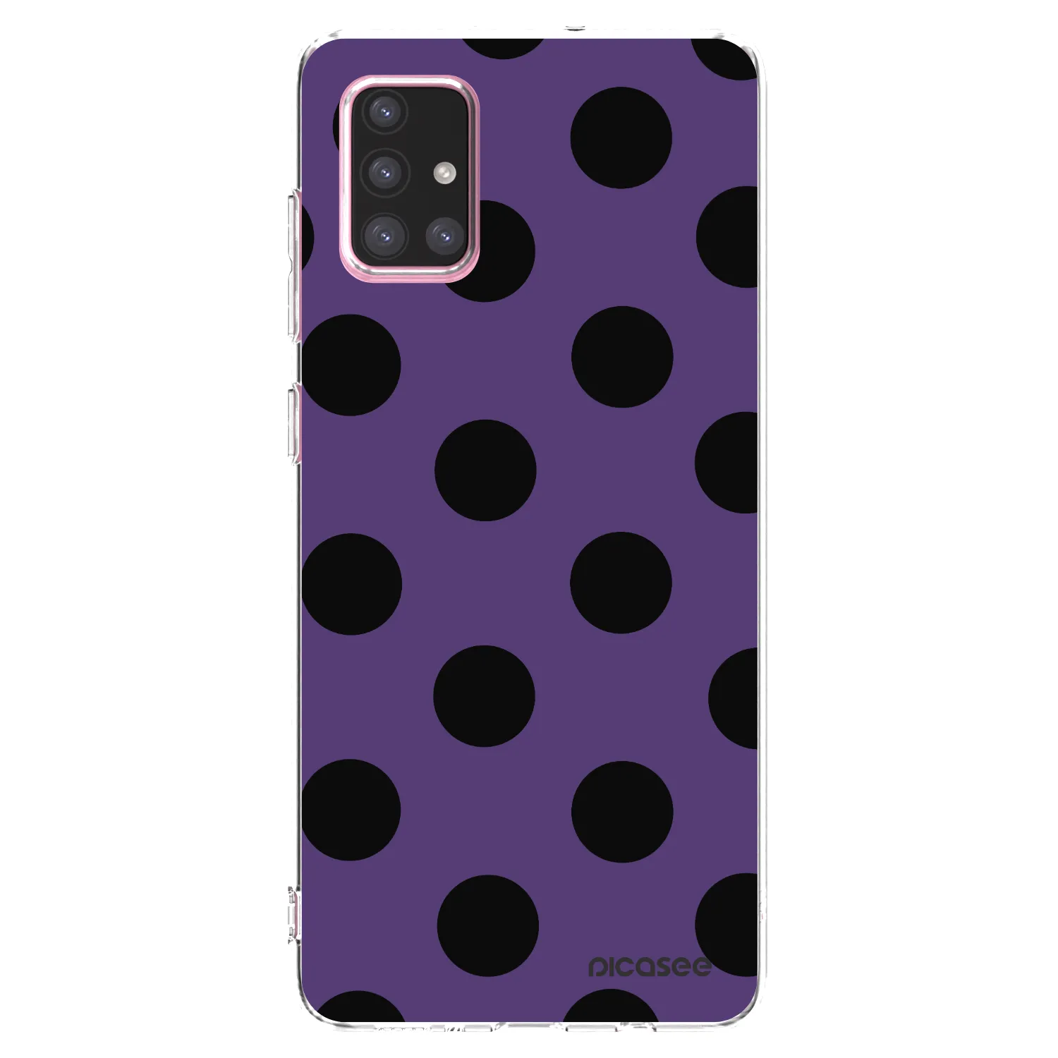Picasee silikonska prozirna maskica za Samsung Galaxy A71 A715F - Big flickers 2