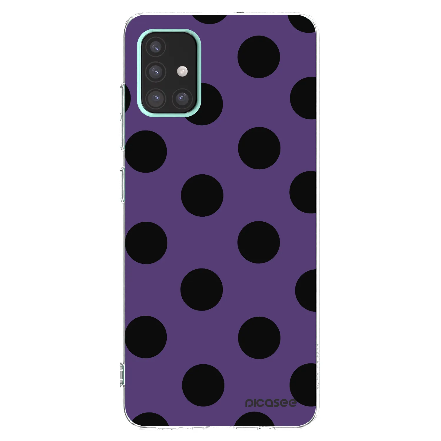 Picasee silikonska prozirna maskica za Samsung Galaxy A51 A515F - Big flickers 2