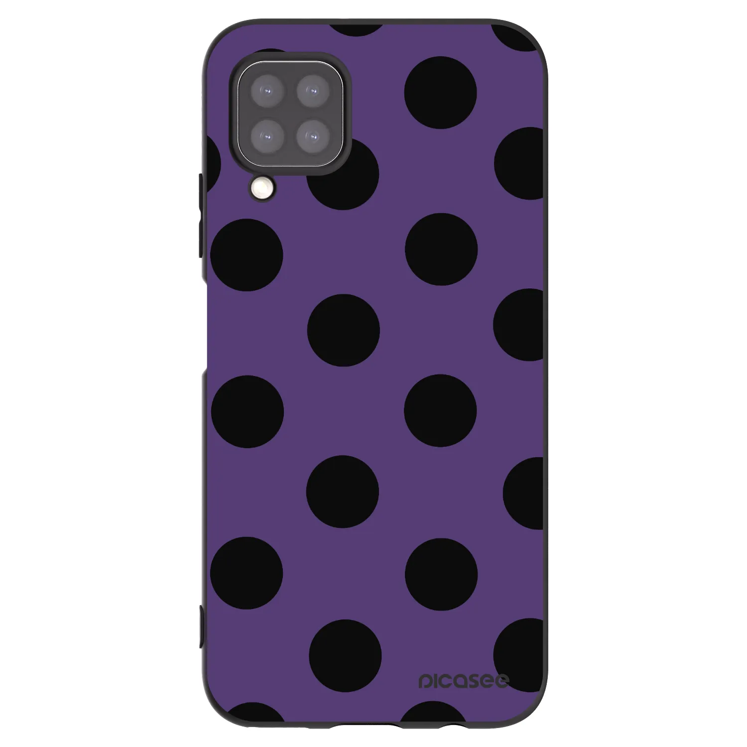 Picasee crna silikonska maskica za Huawei P40 Lite - Big flickers 2