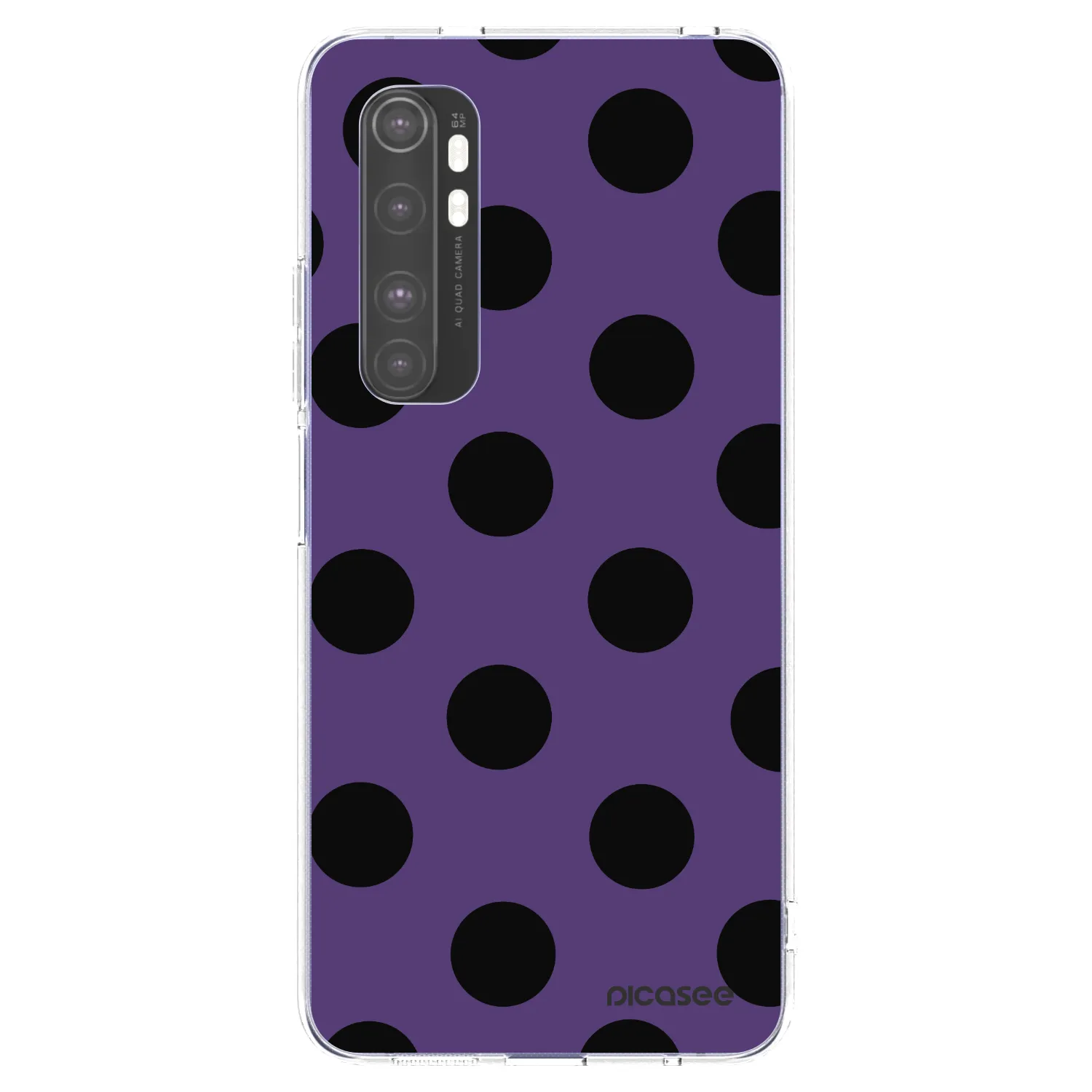 Picasee silikonska prozirna maskica za Xiaomi Mi Note 10 Lite - Big flickers 2