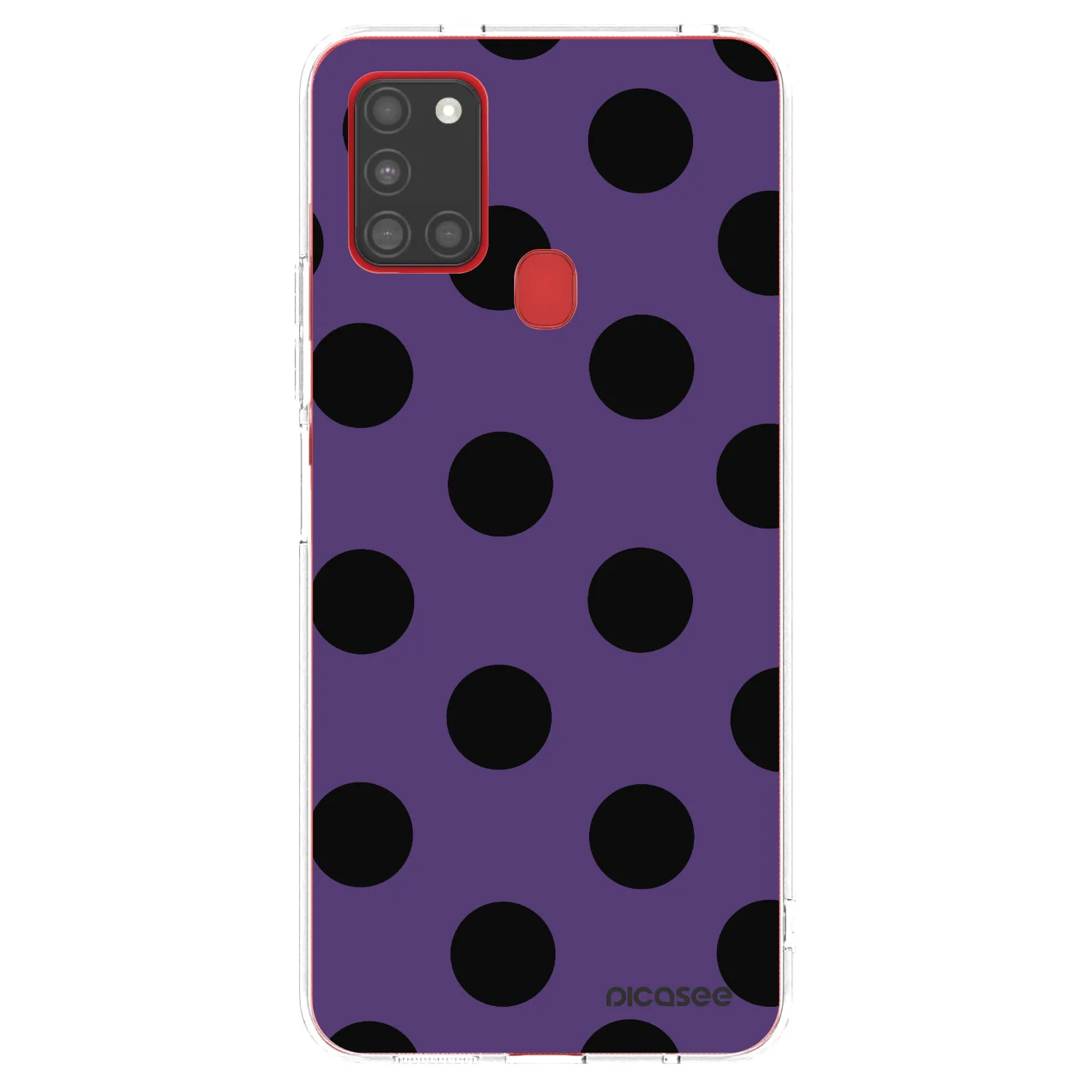 Picasee silikonska prozirna maskica za Samsung Galaxy A21s - Big flickers 2