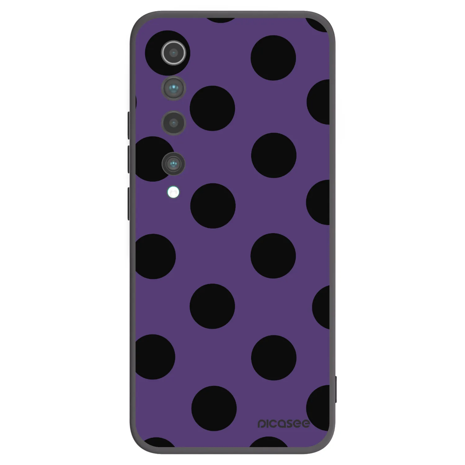 Picasee crna silikonska maskica za Xiaomi Mi 10 - Big flickers 2