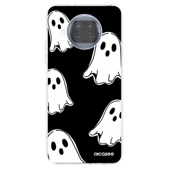 Picasee silikonska prozirna maskica za Xiaomi Mi 10T Lite - Black ghosts