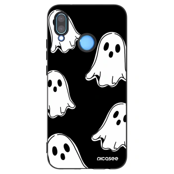 Picasee crna silikonska maskica za Huawei P20 Lite - Black ghosts
