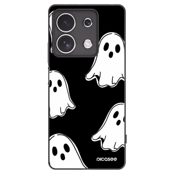 Picasee crna silikonska maskica za Xiaomi Redmi Note 13 4G - Black ghosts