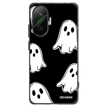 Picasee crna silikonska maskica za Xiaomi Poco F7 5G - Black ghosts