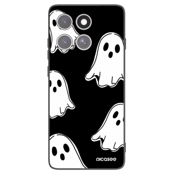 Picasee crna silikonska maskica za Motorola Edge 60 Pro - Black ghosts