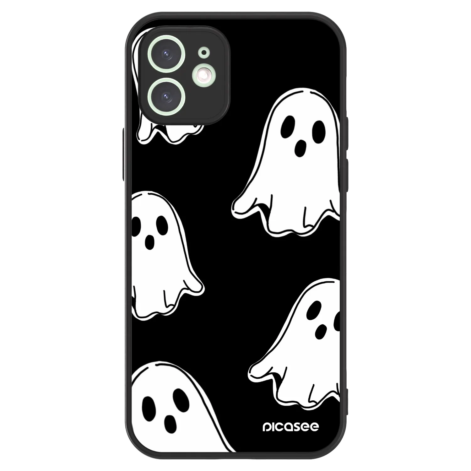 Picasee ULTIMATE CASE za Apple iPhone 12 - Black ghosts