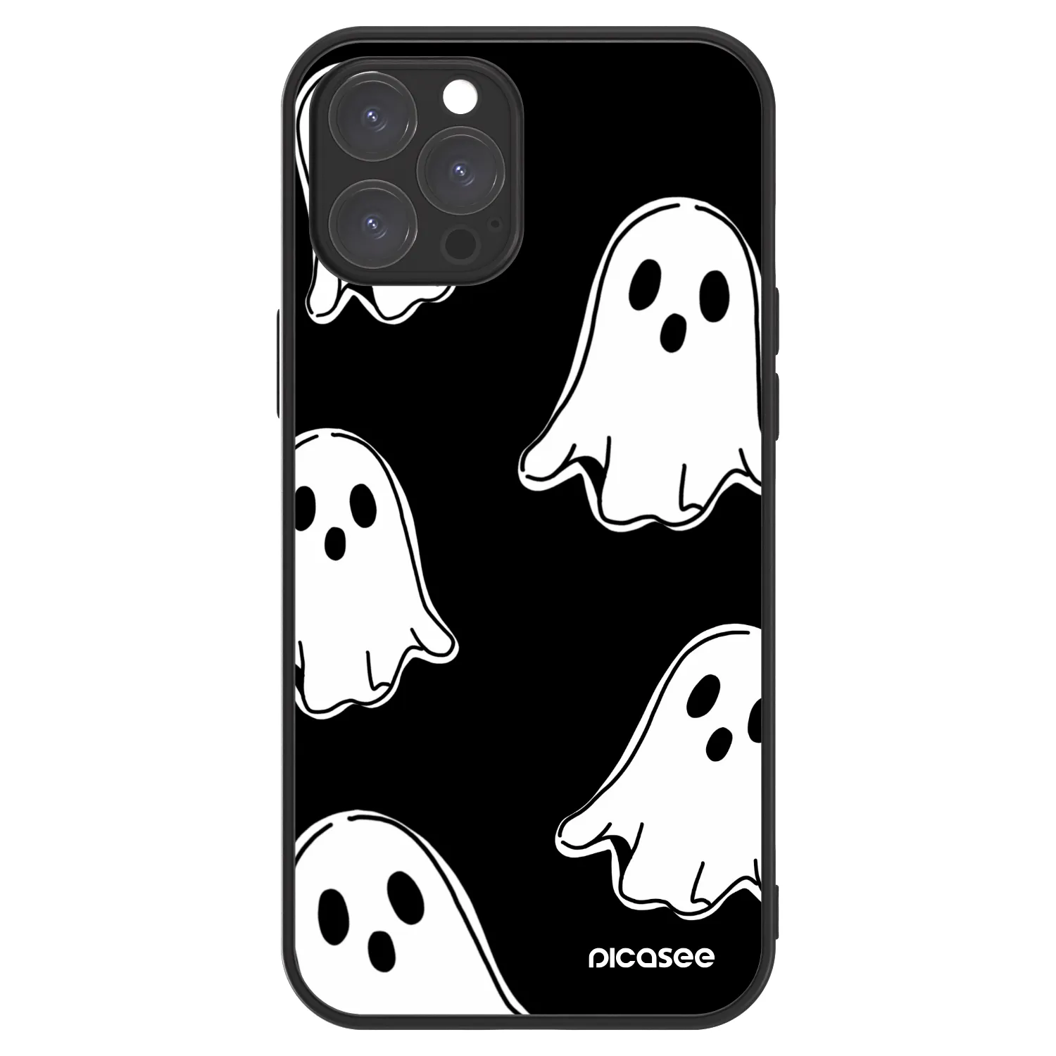 Picasee ULTIMATE CASE za Apple iPhone 12 Pro Max - Black ghosts