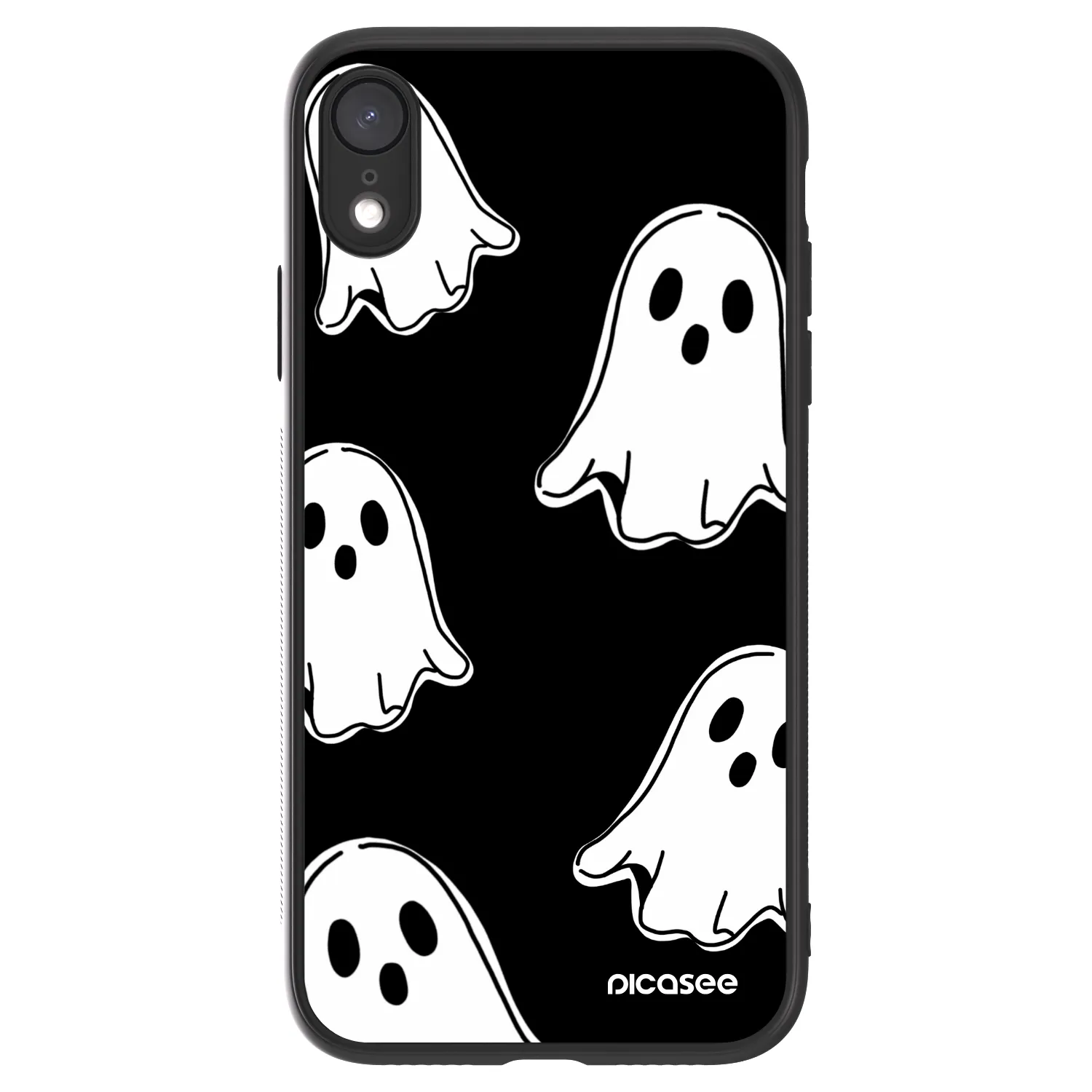 Picasee ULTIMATE CASE za Apple iPhone XR - Black ghosts
