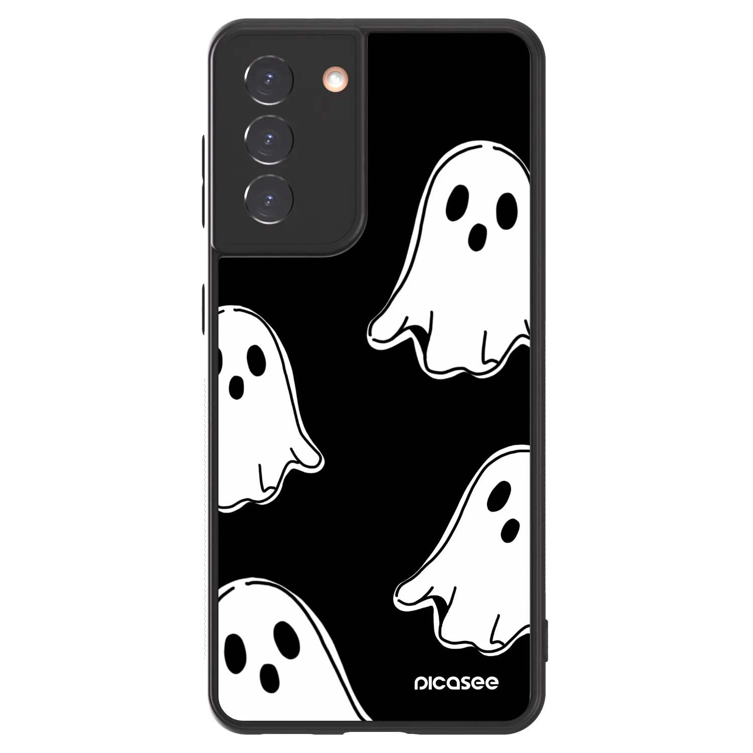 Picasee ULTIMATE CASE za Samsung Galaxy S21 5G G991B - Black ghosts
