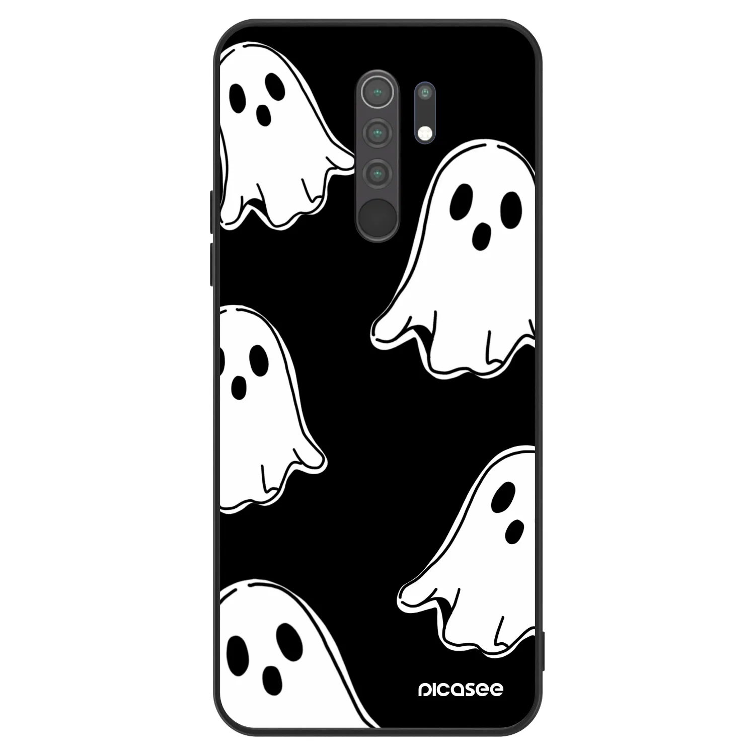 Picasee ULTIMATE CASE za Xiaomi Redmi 9 - Black ghosts
