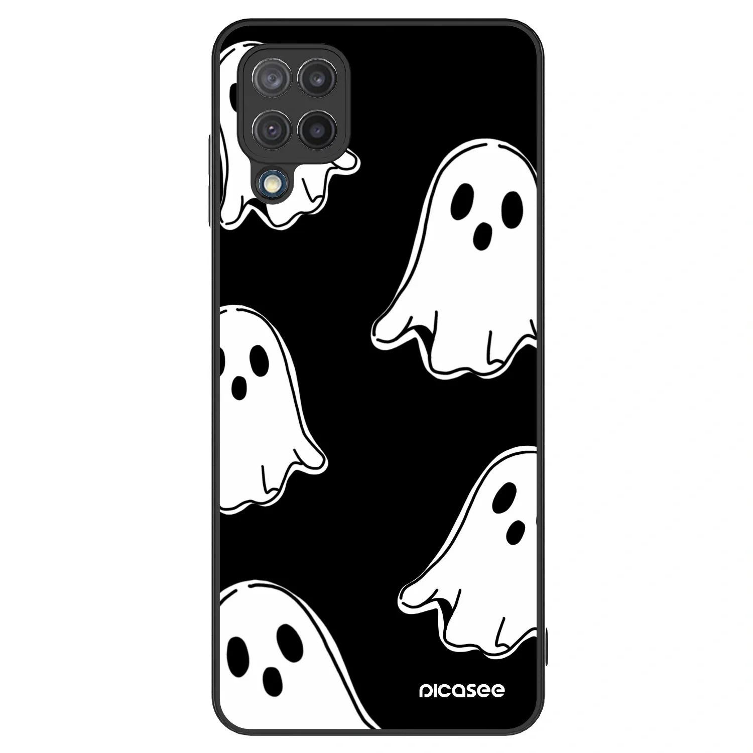 Picasee ULTIMATE CASE za Samsung Galaxy M12 M127F - Black ghosts