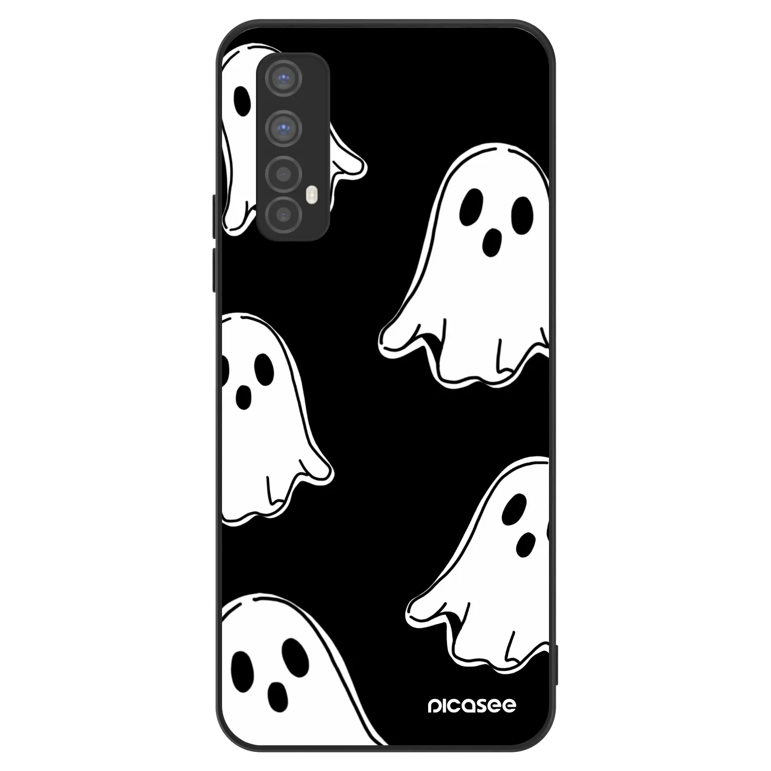 Picasee ULTIMATE CASE za Realme 7 - Black ghosts