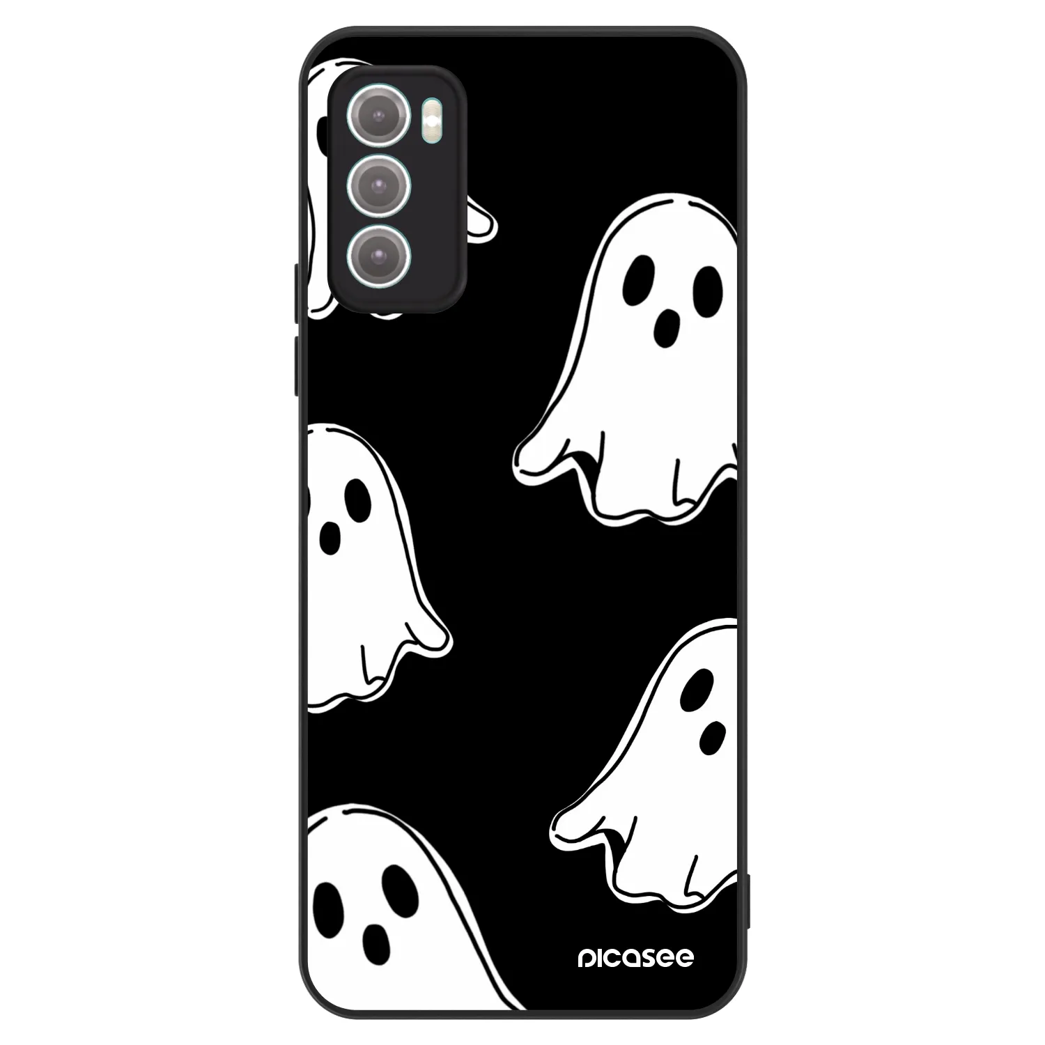 Picasee ULTIMATE CASE za Motorola Moto G60 - Black ghosts
