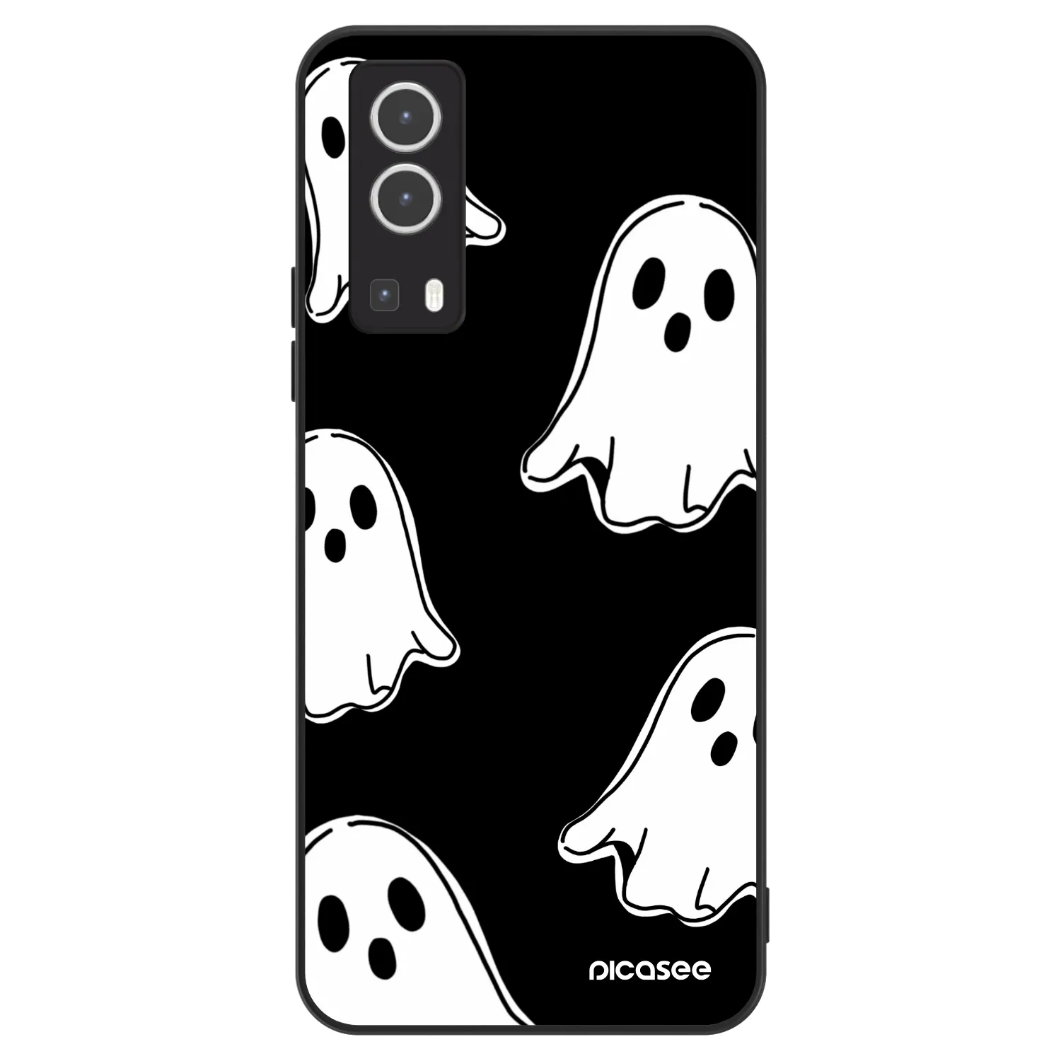 Picasee ULTIMATE CASE za Vivo Y72 5G - Black ghosts