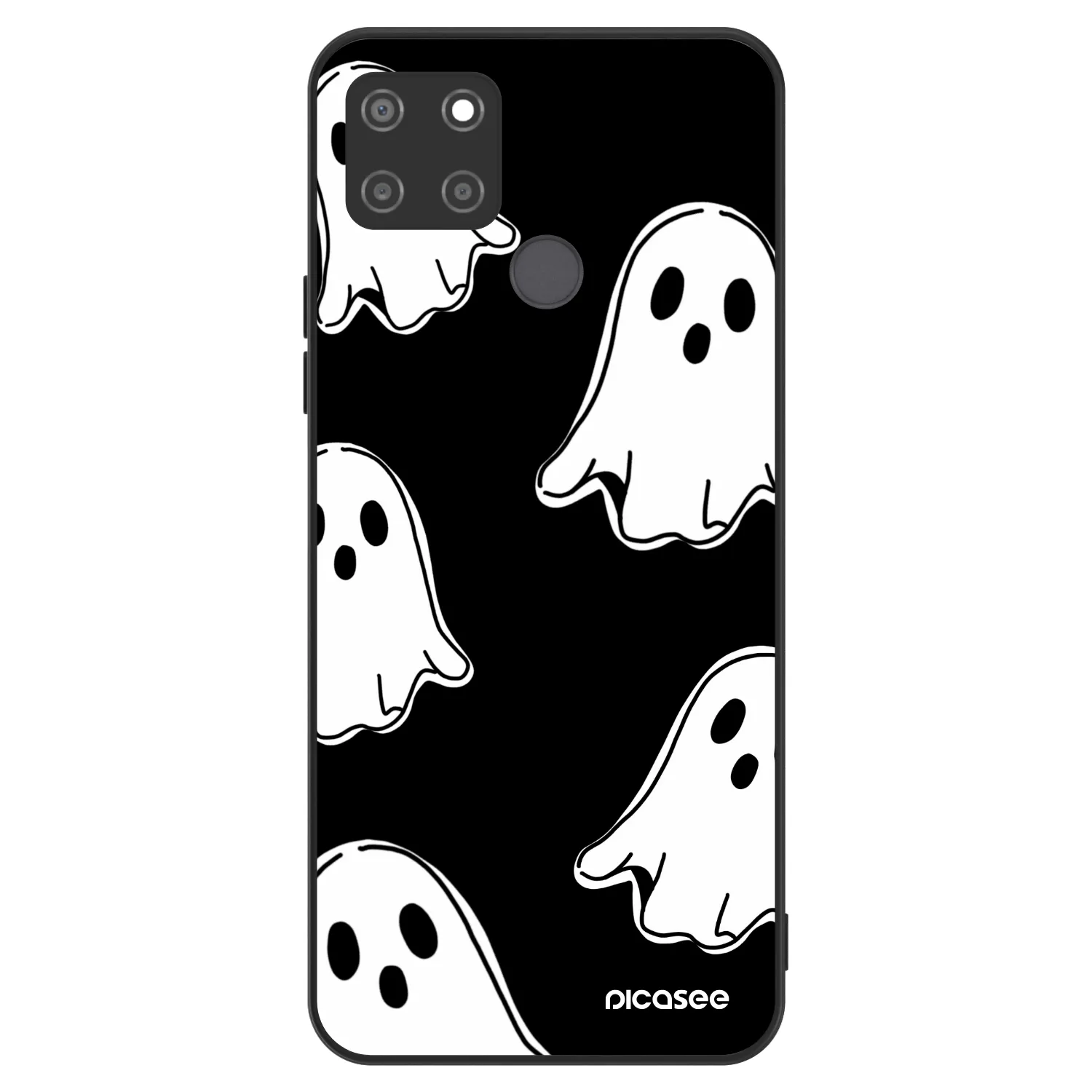 Picasee ULTIMATE CASE za Realme C21Y - Black ghosts