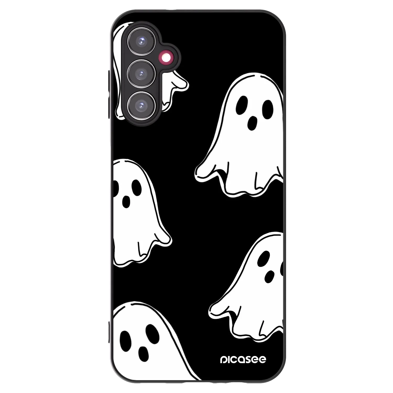 Picasee crna silikonska maskica za Samsung Galaxy A14 5G A146P - Black ghosts