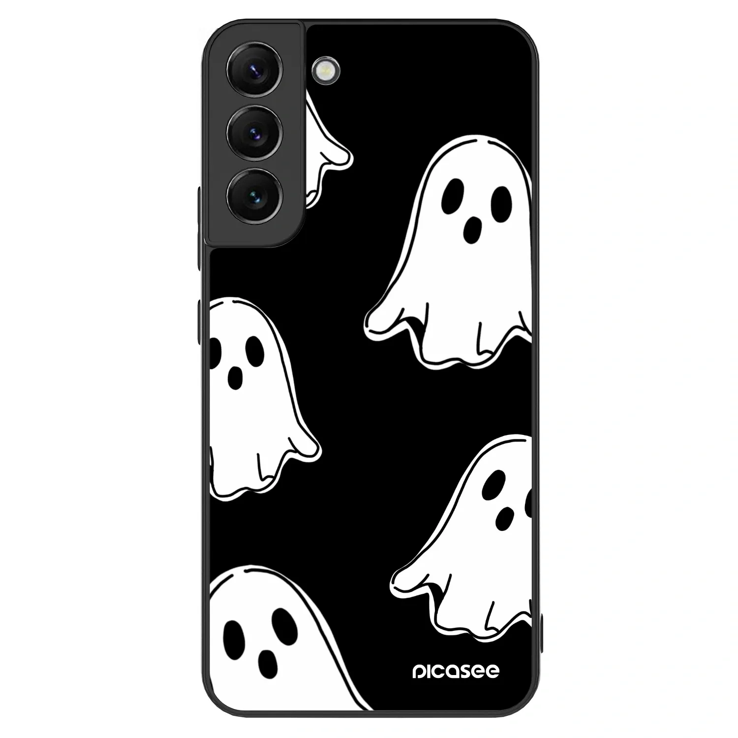 Picasee ULTIMATE CASE PowerShare za Samsung Galaxy S22+ 5G - Black ghosts