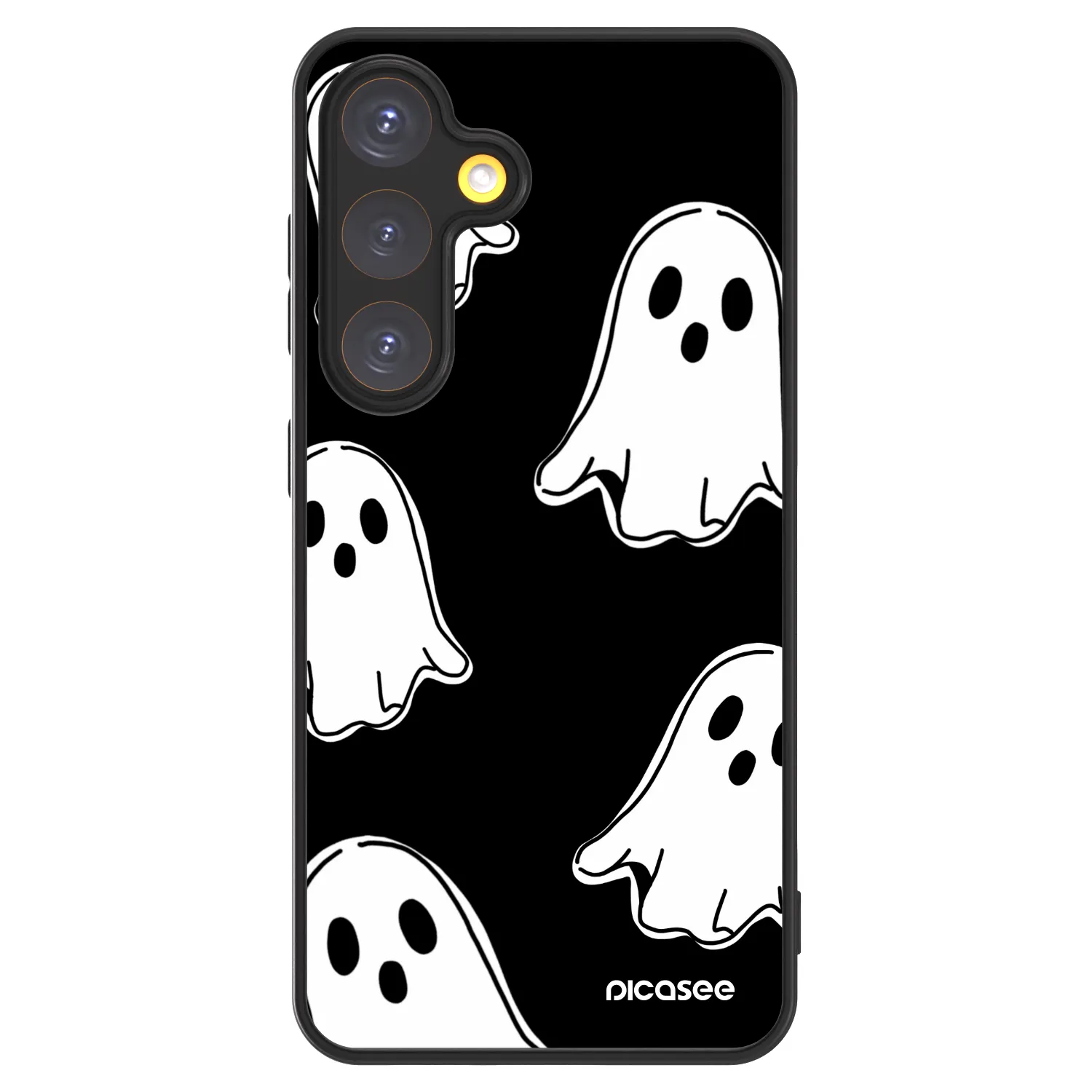 Picasee ULTIMATE CASE PowerShare za Samsung Galaxy S24 S921B 5G - Black ghosts
