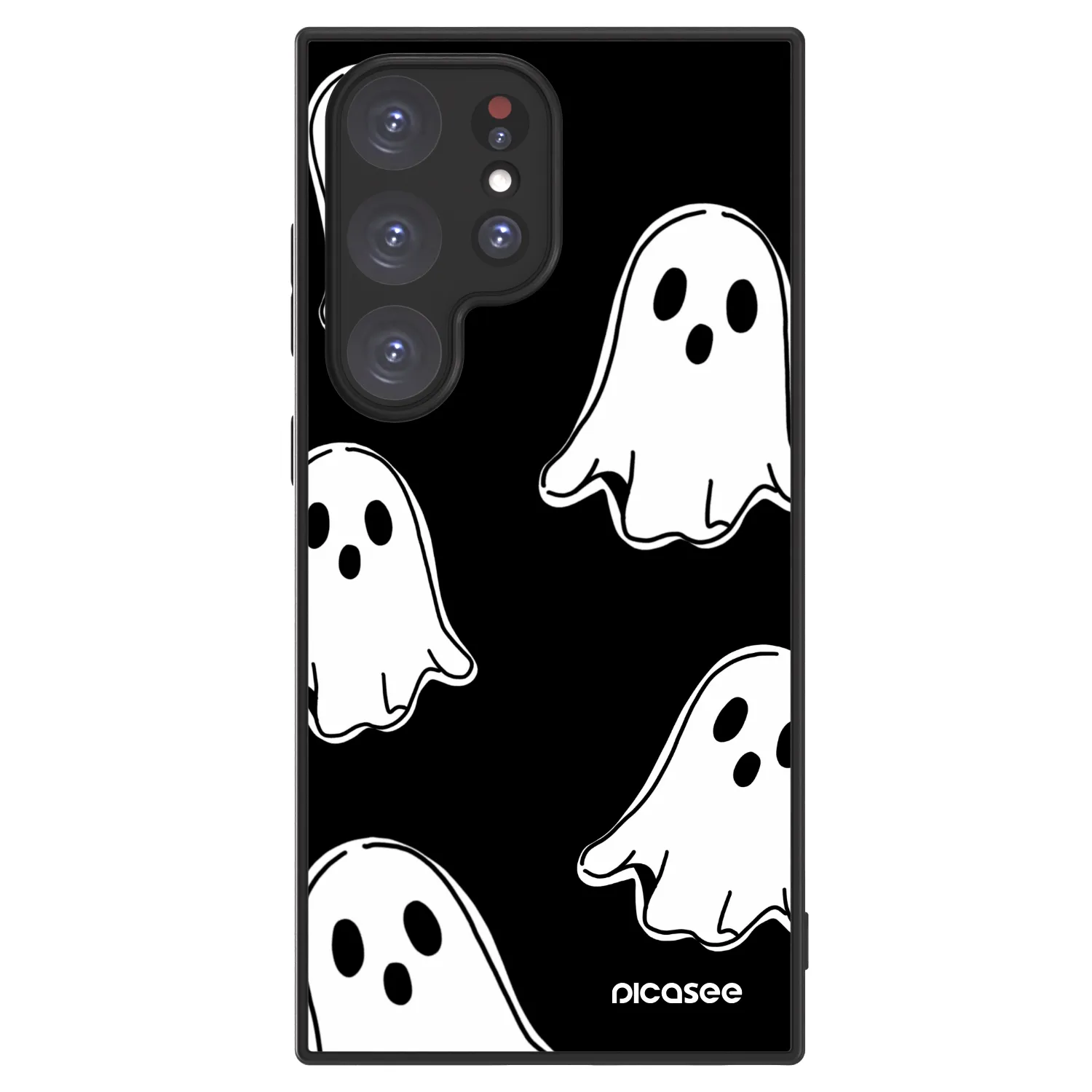 Picasee ULTIMATE CASE PowerShare za Samsung Galaxy S24 Ultra S928B 5G - Black ghosts