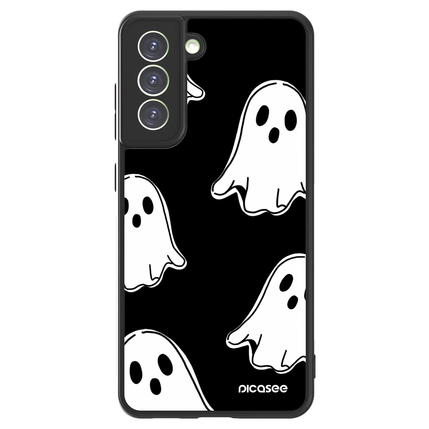 Picasee ULTIMATE CASE PowerShare za Samsung Galaxy S21 FE 5G - Black ghosts