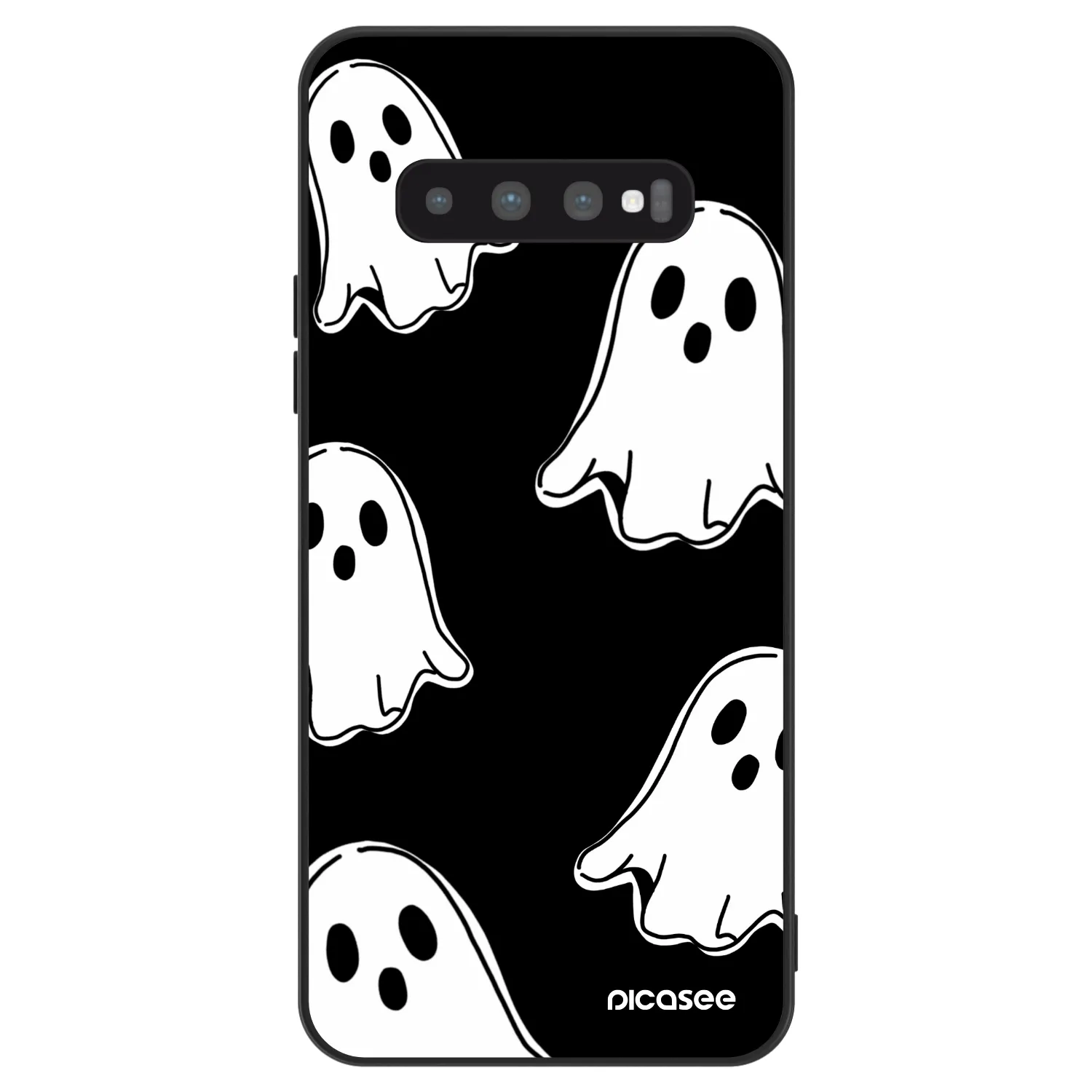 Picasee ULTIMATE CASE za Samsung Galaxy S10 Plus G975 - Black ghosts
