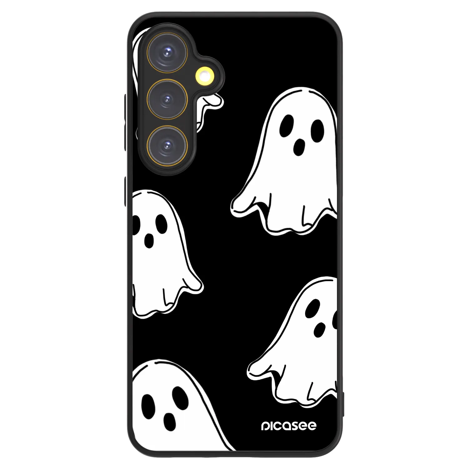 Picasee ULTIMATE CASE PowerShare za Samsung Galaxy S24 FE S721B - Black ghosts
