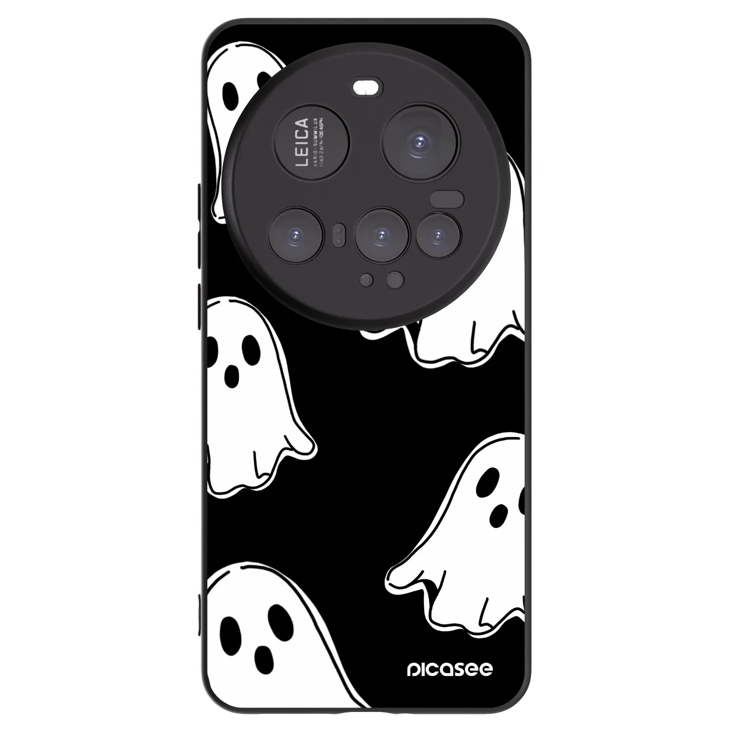 Picasee crna silikonska maskica za Xiaomi 15 Ultra - Black ghosts