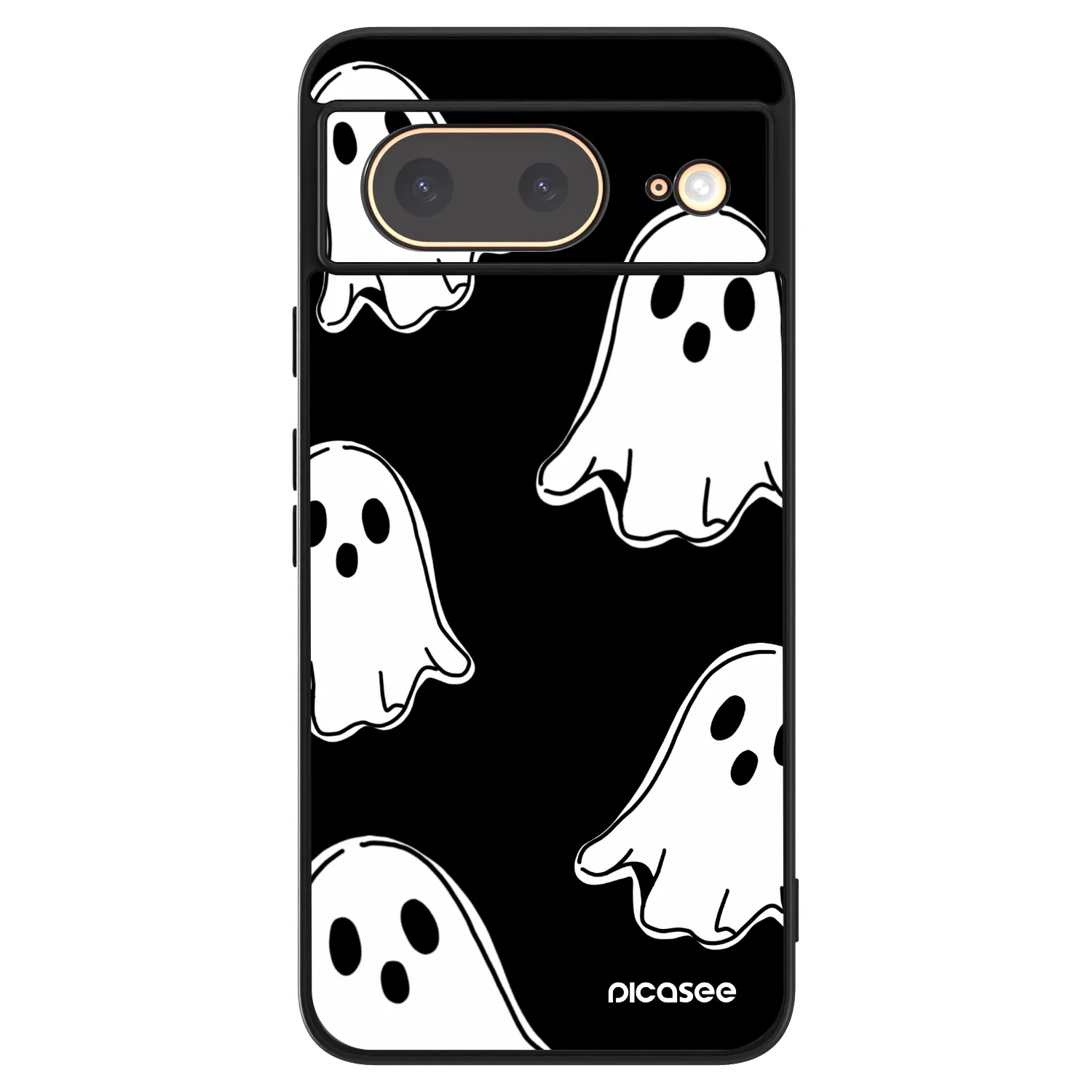 Picasee ULTIMATE CASE za Google Pixel 8 - Black ghosts