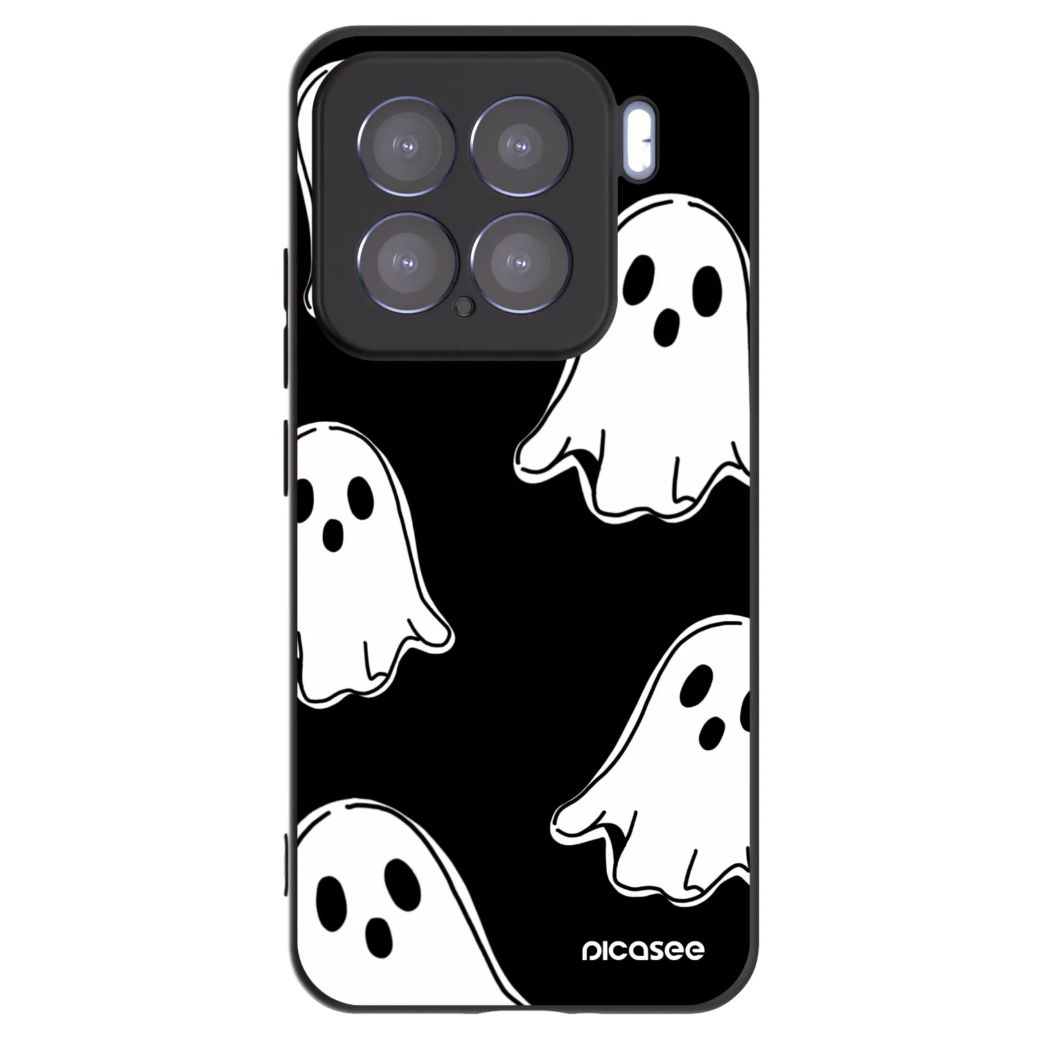 Picasee crna silikonska maskica za Xiaomi 15 - Black ghosts