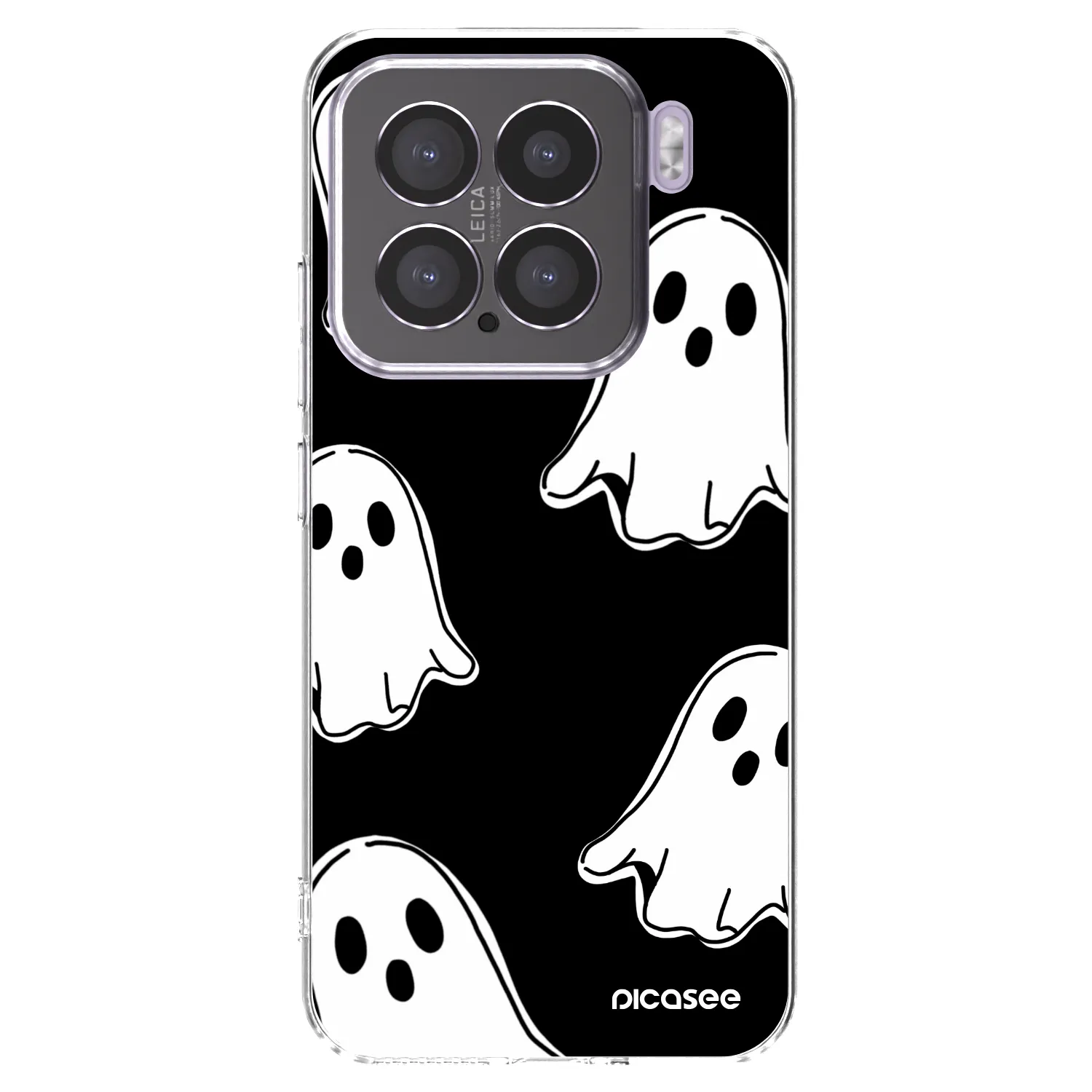 Picasee silikonska prozirna maskica za Xiaomi 15 - Black ghosts