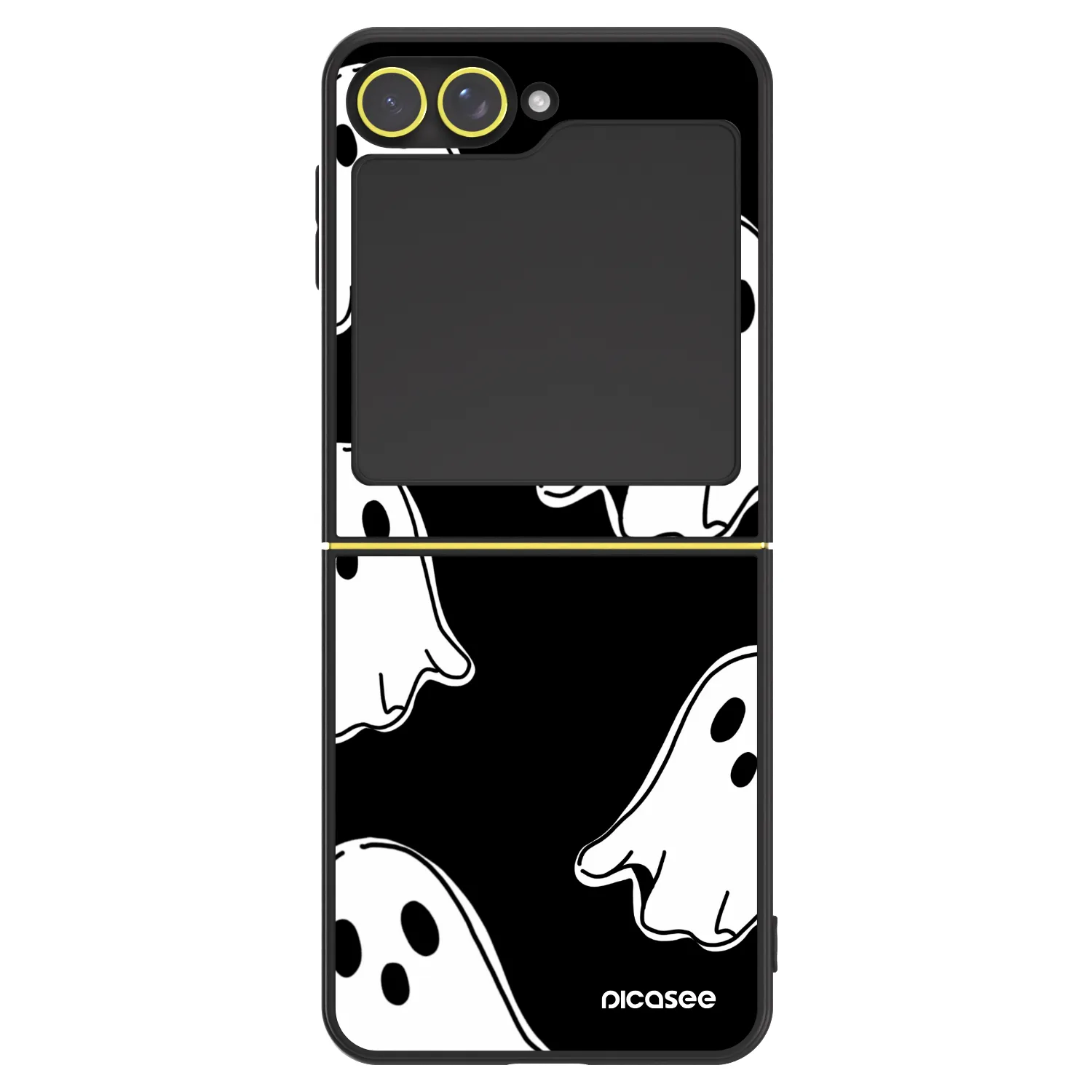 Picasee ULTIMATE CASE za Samsung Galaxy Z Flip6 5G - Black ghosts