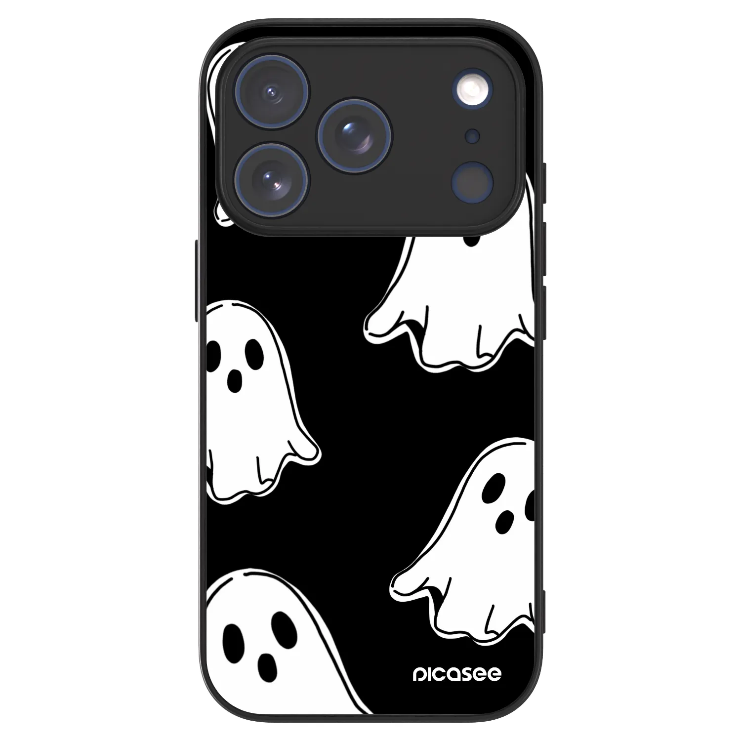 Picasee ULTIMATE CASE za Apple iPhone 17 Pro - Black ghosts