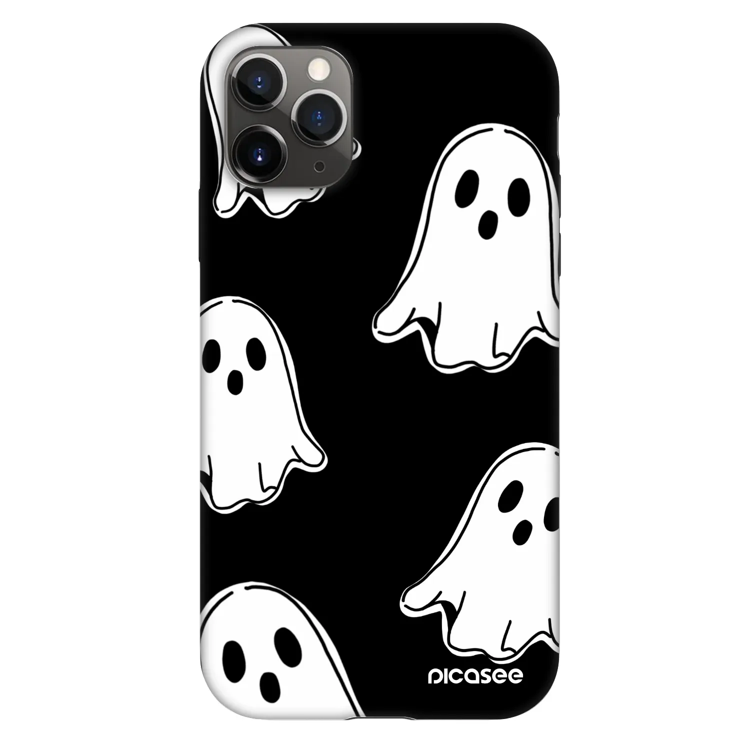 Picasee Fashion Case za Apple iPhone 11 Pro - Black ghosts
