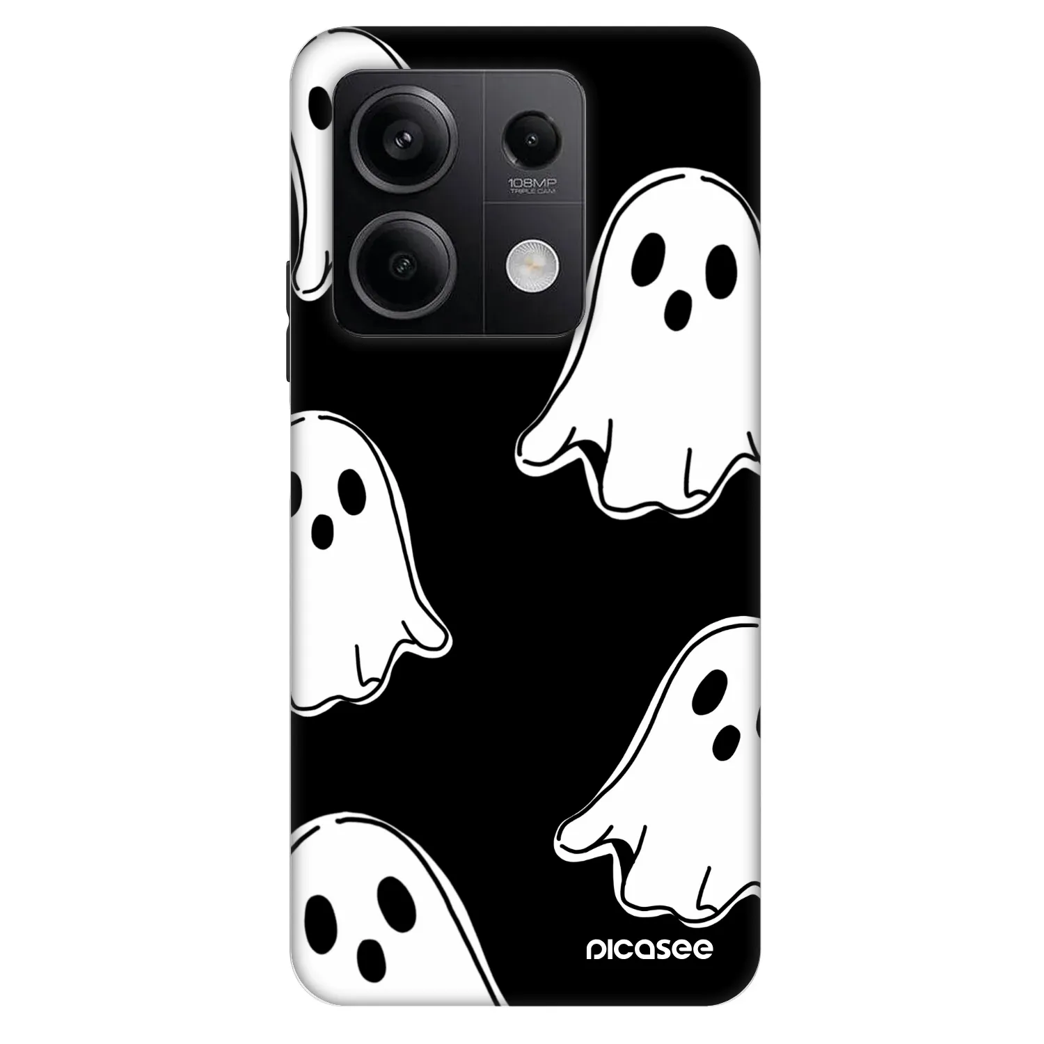 Picasee Fashion Case za Xiaomi Redmi Note 13 5G - Black ghosts