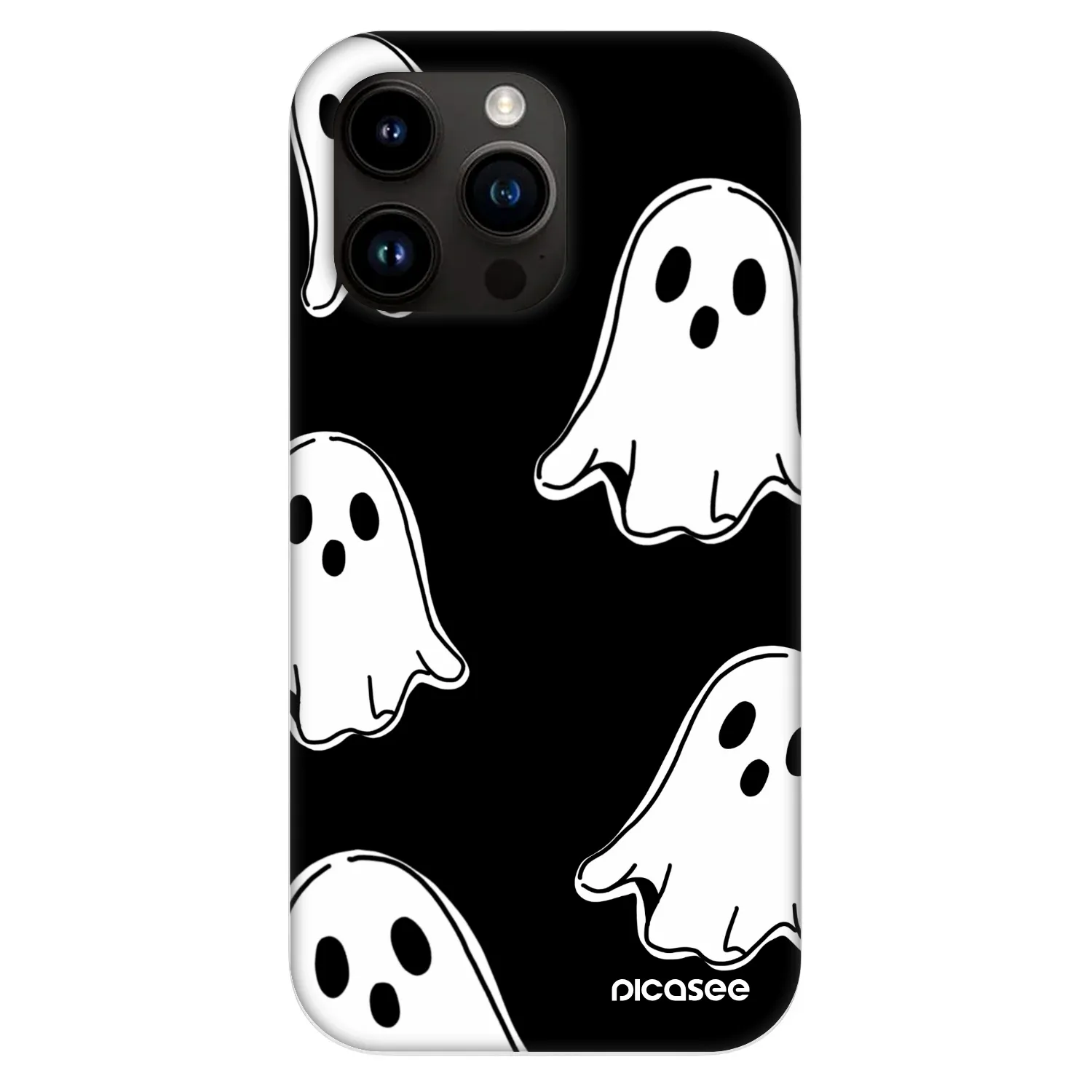 Picasee Fashion Case MagSafe za Apple iPhone 13 Pro - Black ghosts