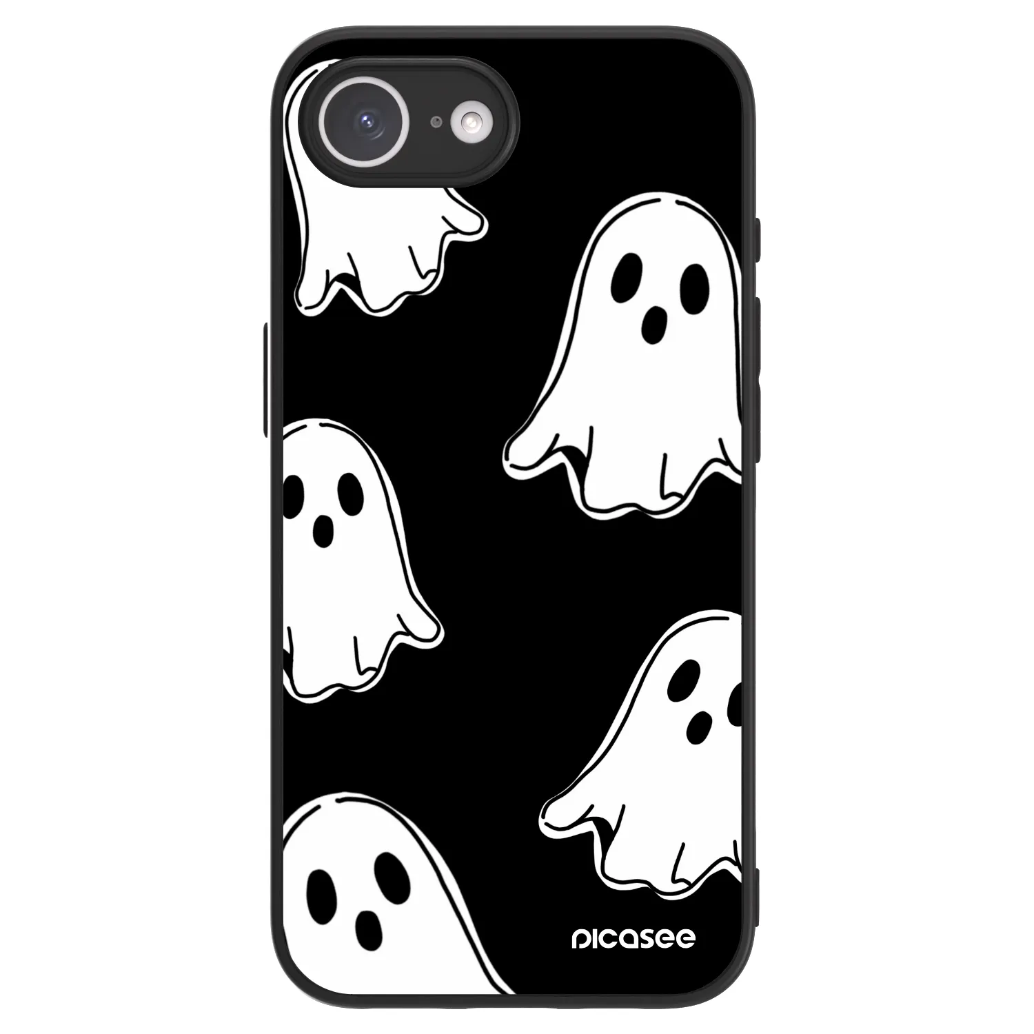 Picasee ULTIMATE CASE za Apple iPhone 17e - Black ghosts