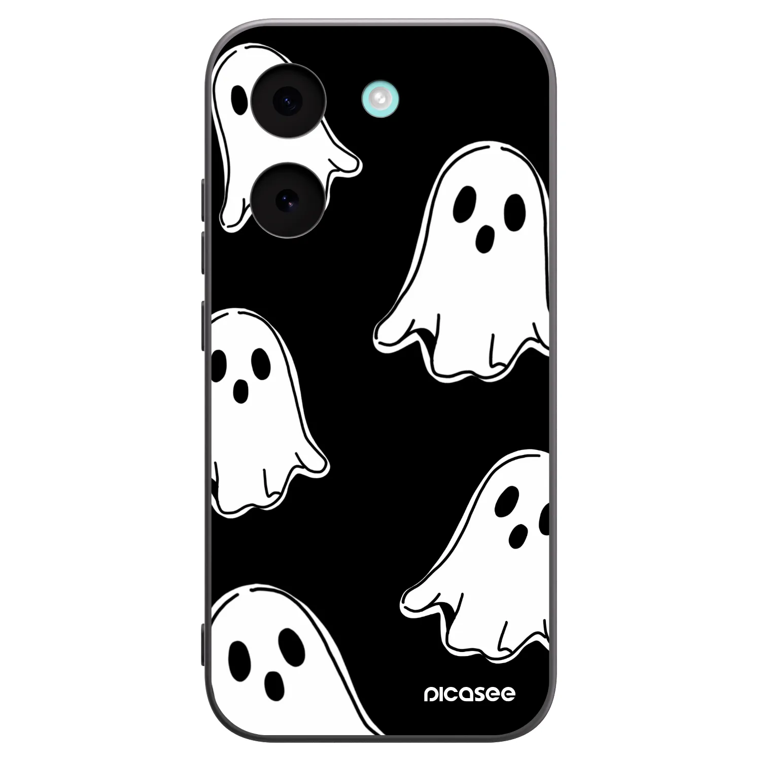 Picasee crna silikonska maskica za Xiaomi Poco X8 Pro - Black ghosts